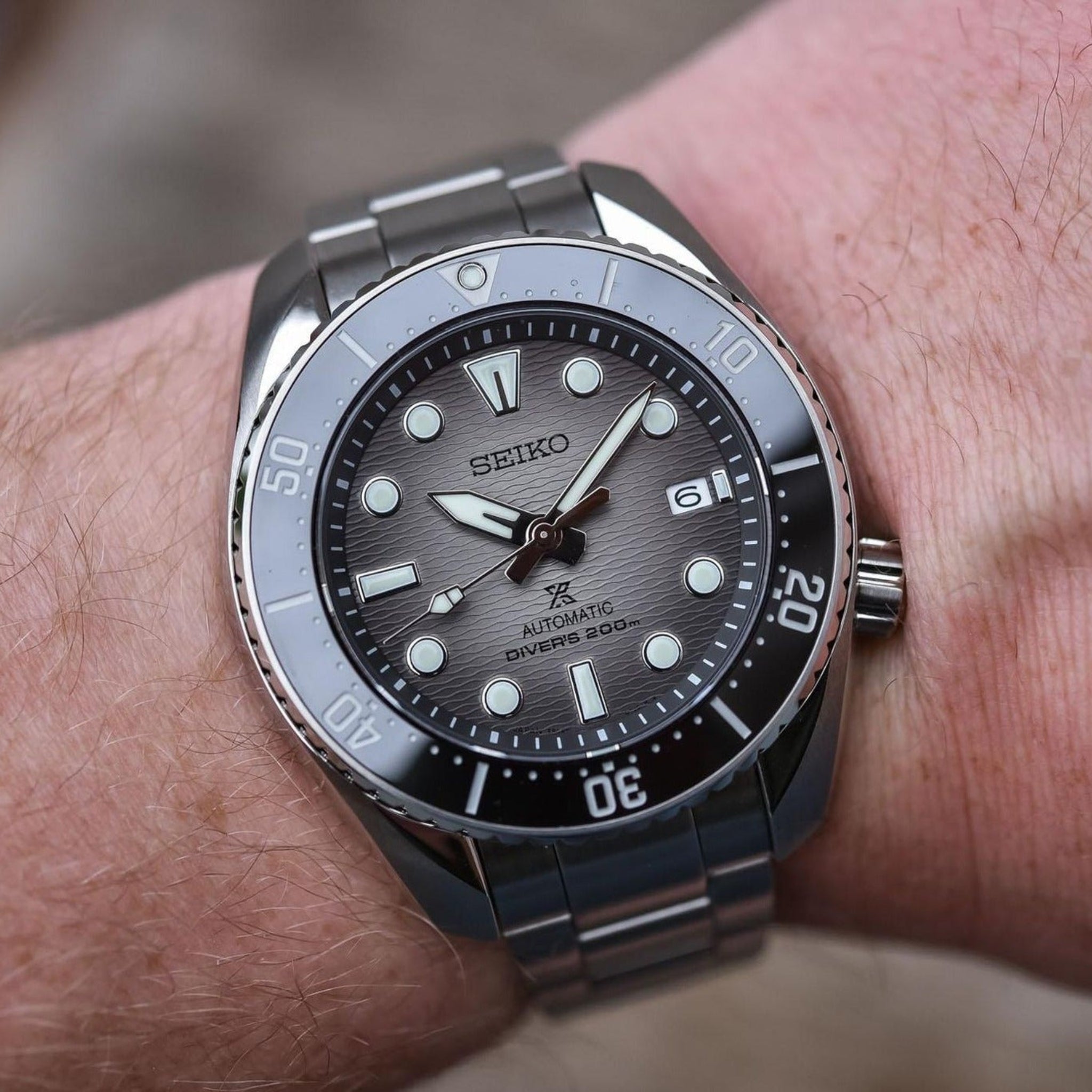 Seiko Prospex Sea King Sumo Automatic Men's Watch SPB323J1 Gray