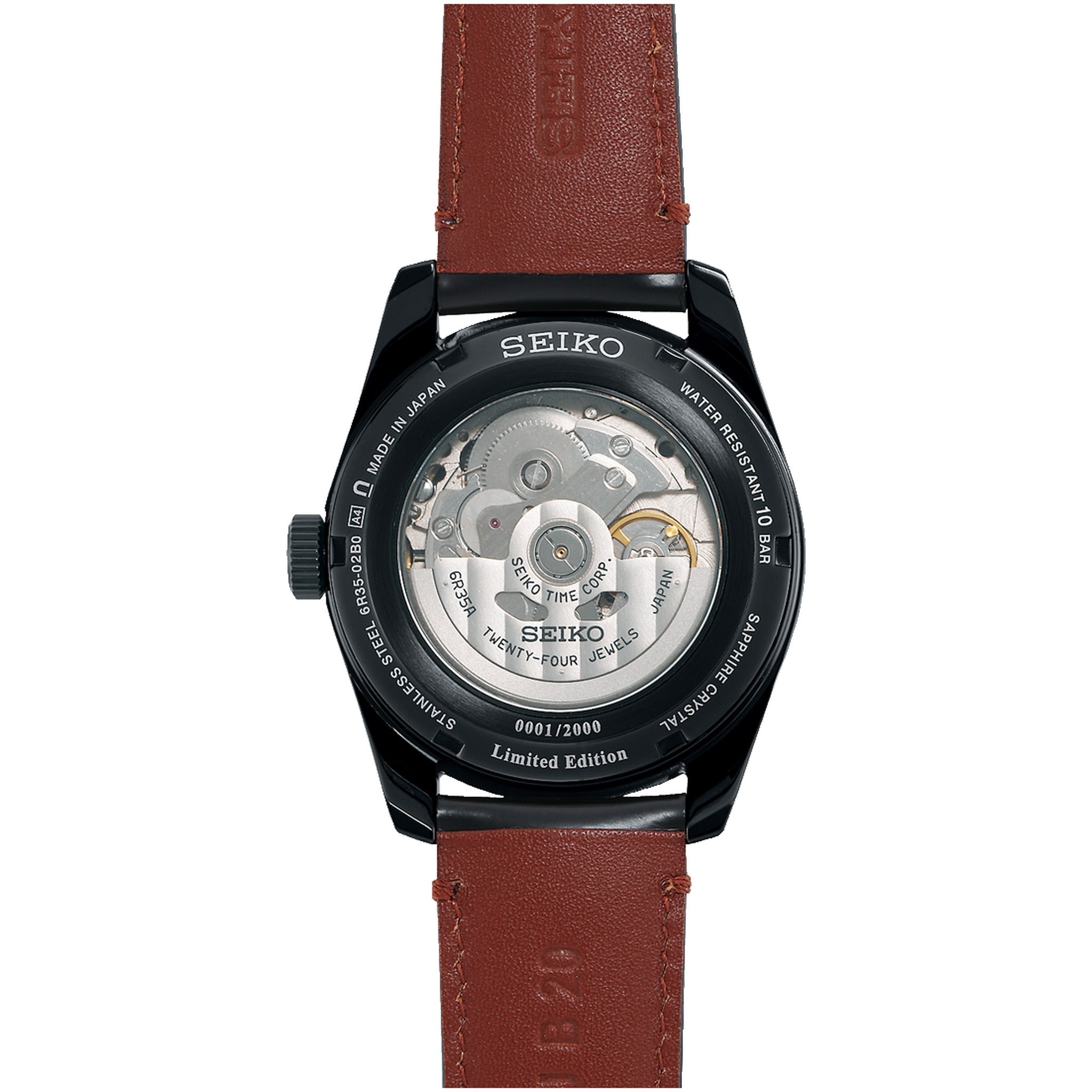Seiko Presage Automatic Men's Watch SPB331J1 Sharp Edged Black Limited Edition