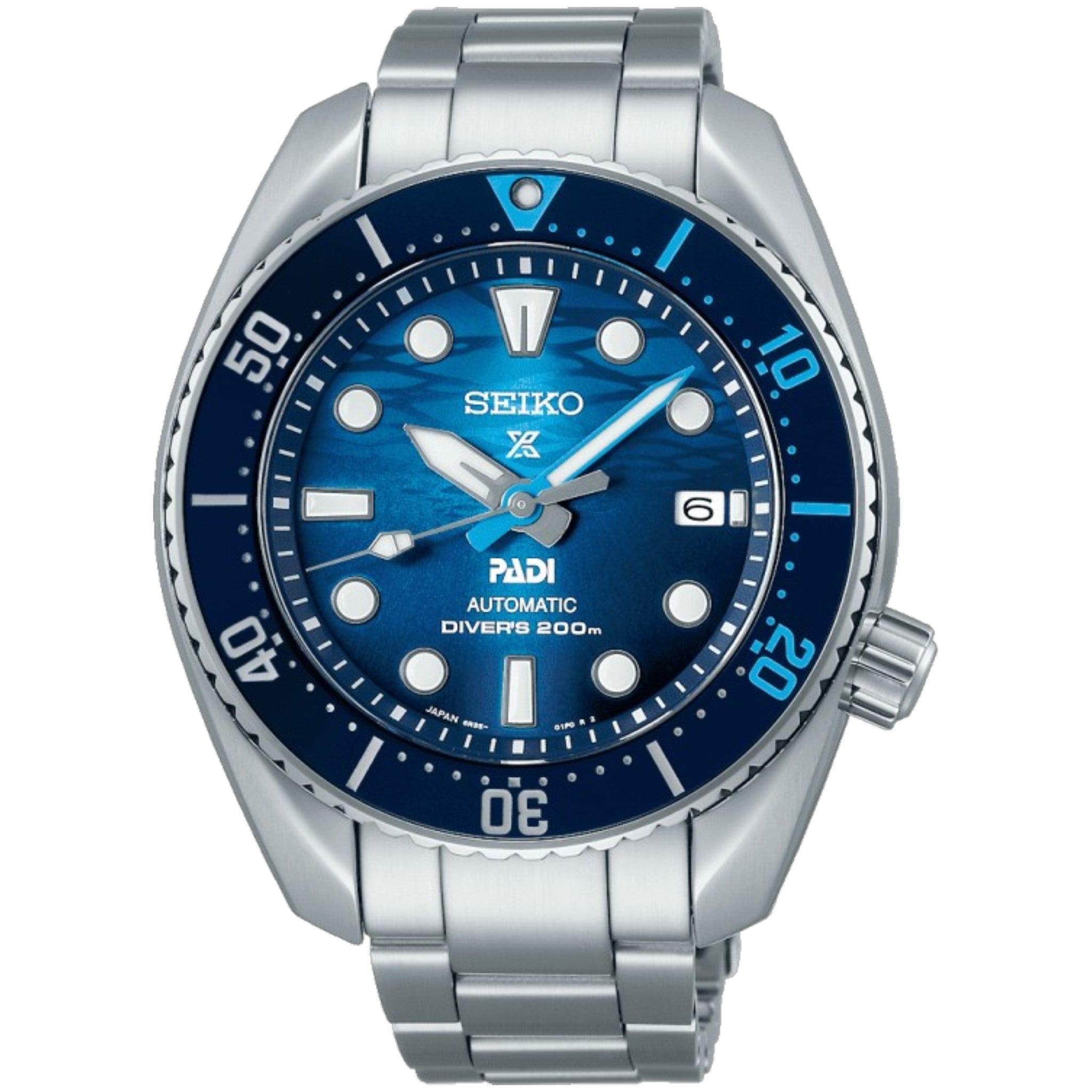 Montre Seiko Prospex PADI Homme Automatique SPB375J1 Bleu