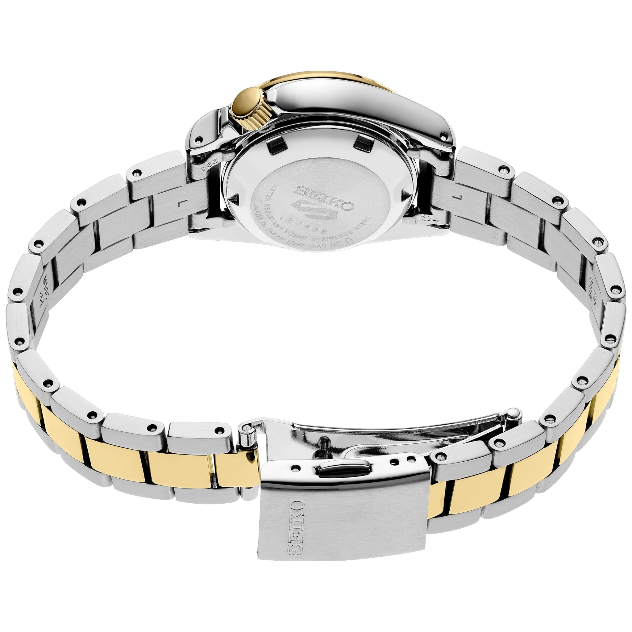 Montre Seiko 5 Sports Femme SRE004K1 Automatique Argenté Doré