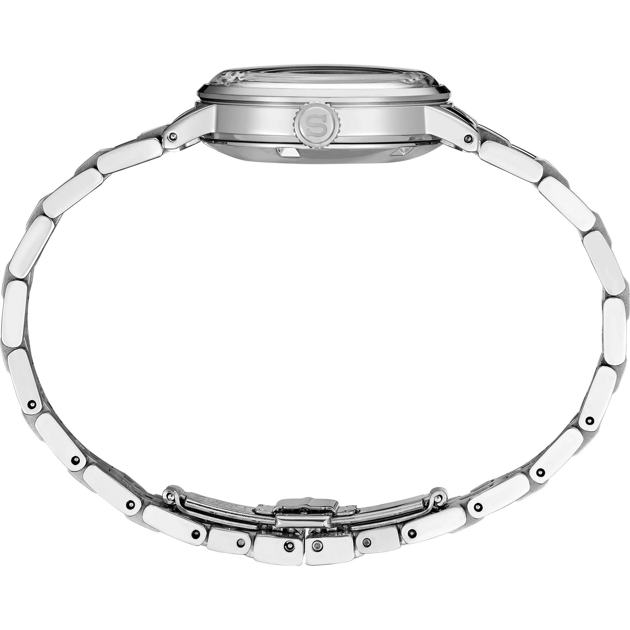 Montre Seiko Presage Cocktail Automatique Femme SRE007J1 Bleu Clair Sky Diving