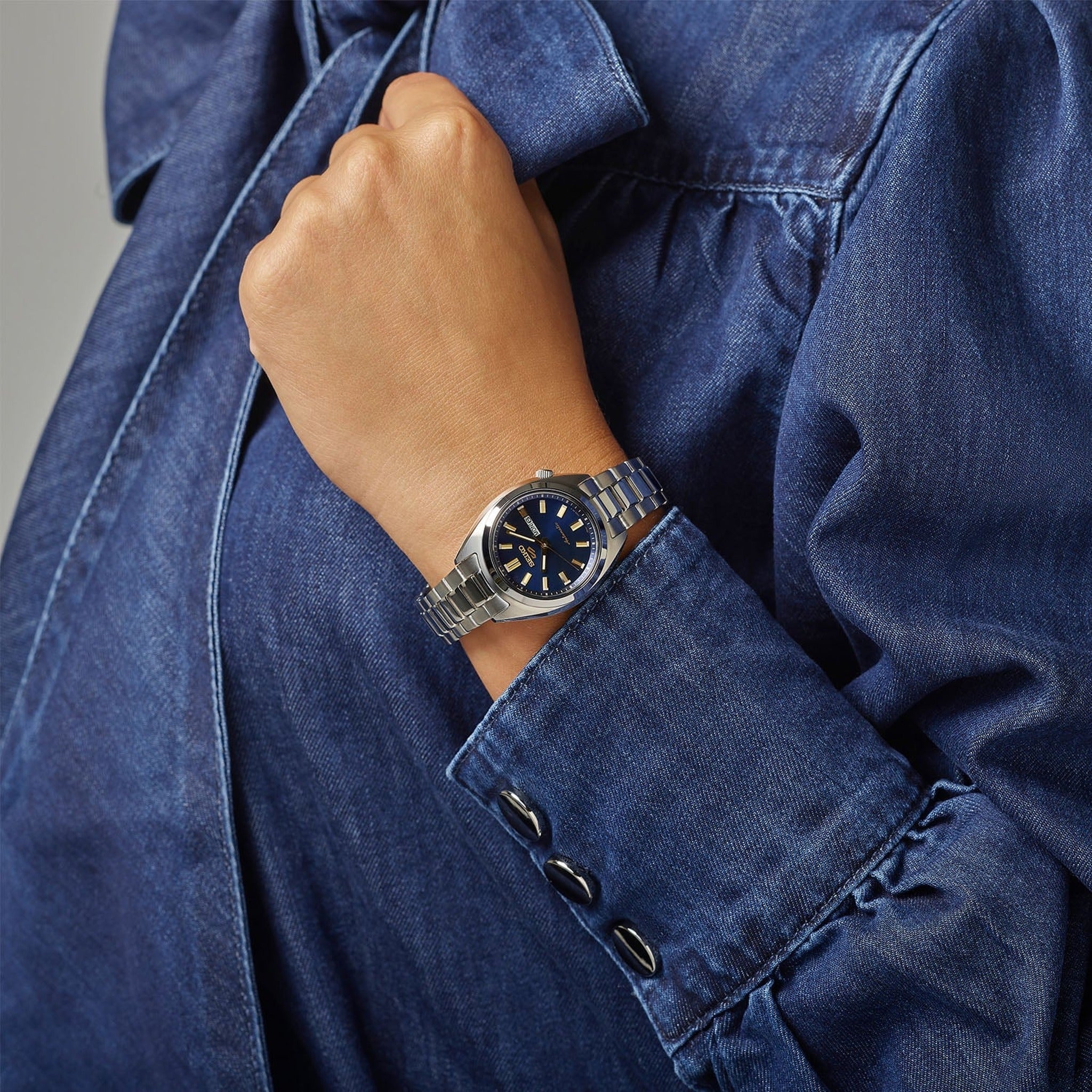Montre Seiko 5 Sports SNXS Femme Automatique SRE021K1 Bleu Foncé