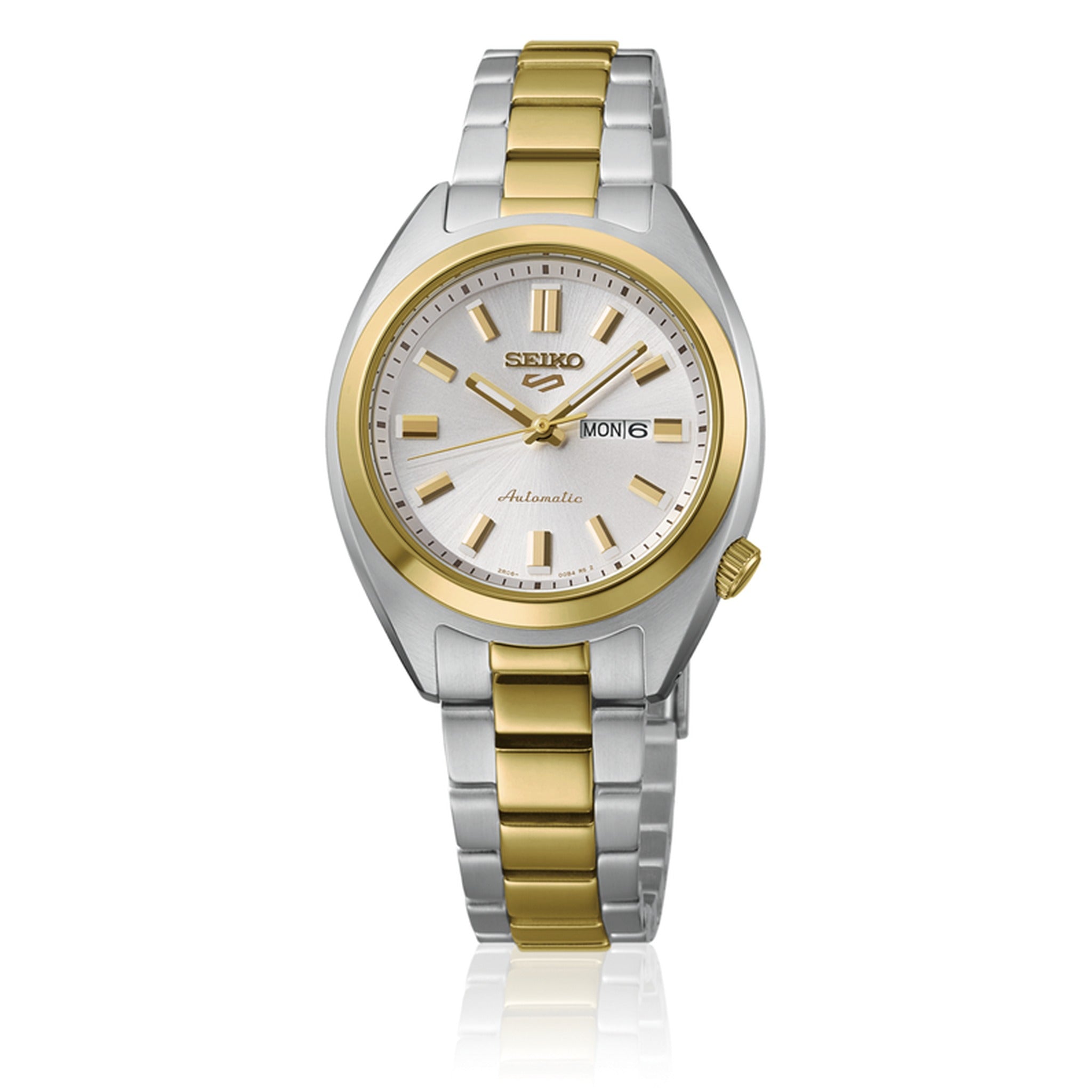 Montre Seiko 5 Sports SNXS Femme Automatique SRE024K1 Argenté Doré