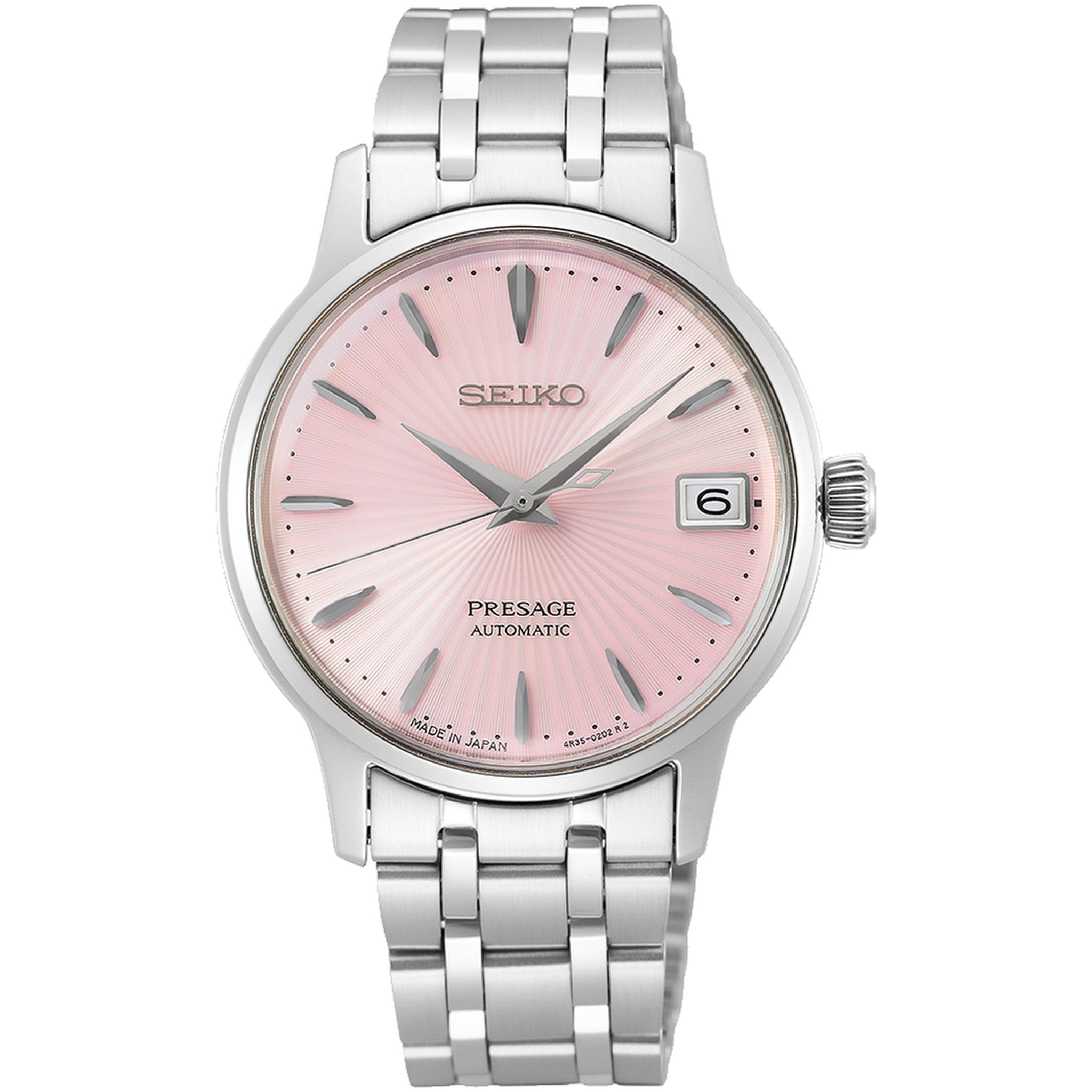 Seiko Presage Cocktail Automatic Women's Watch SRP839J1 Light Pink
