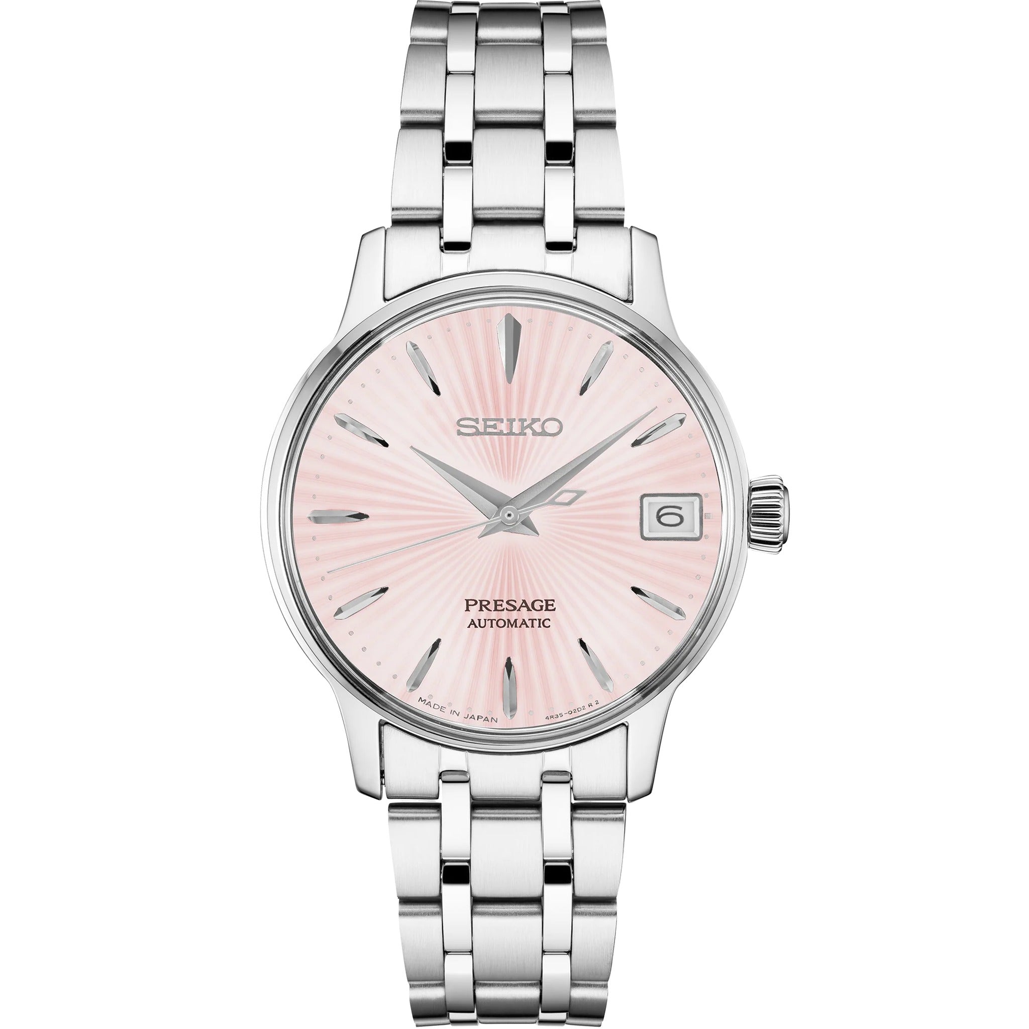 Seiko Presage Cocktail Automatic Women's Watch SRP839J1 Light Pink