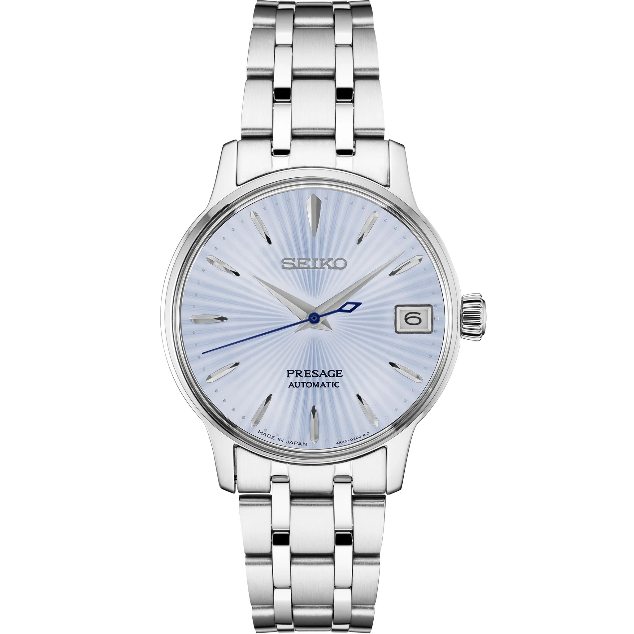 Seiko Presage Cocktail Automatic Women's Watch SRP841J1 Light Blue
