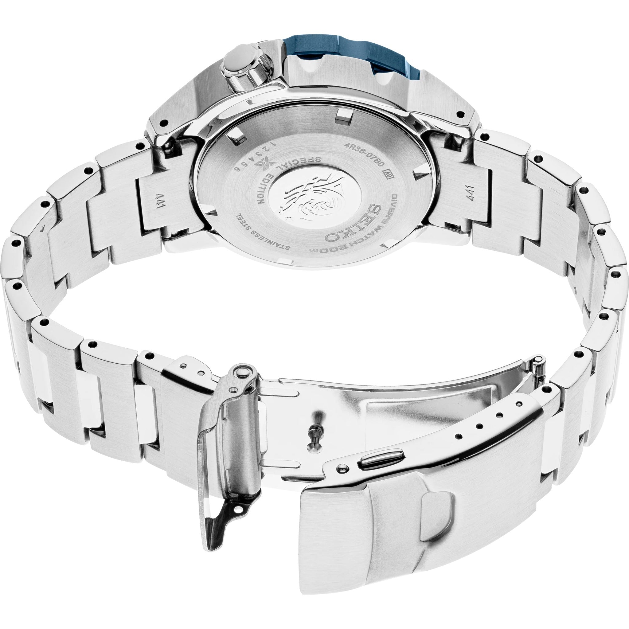 Seiko Prospex PADI Automatic Men's Watch SRPE27J1 Monster Black Blue