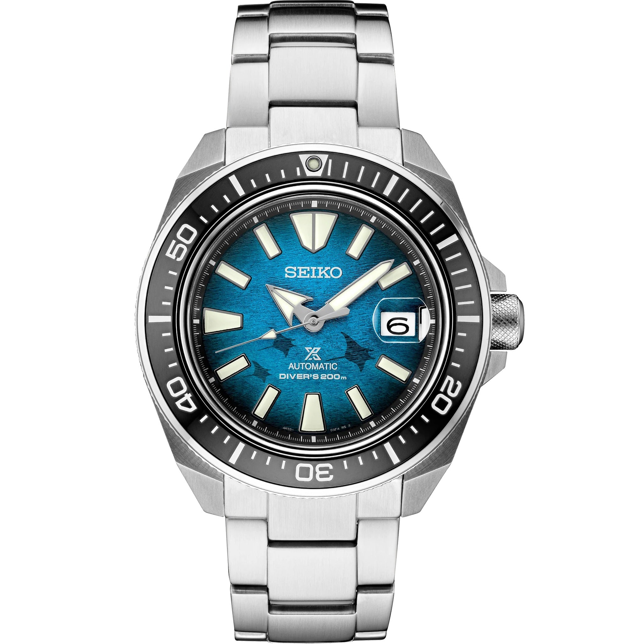 Seiko Prospex Automatic Men's Watch SRPE33K1 Blue Save The Ocean Edition