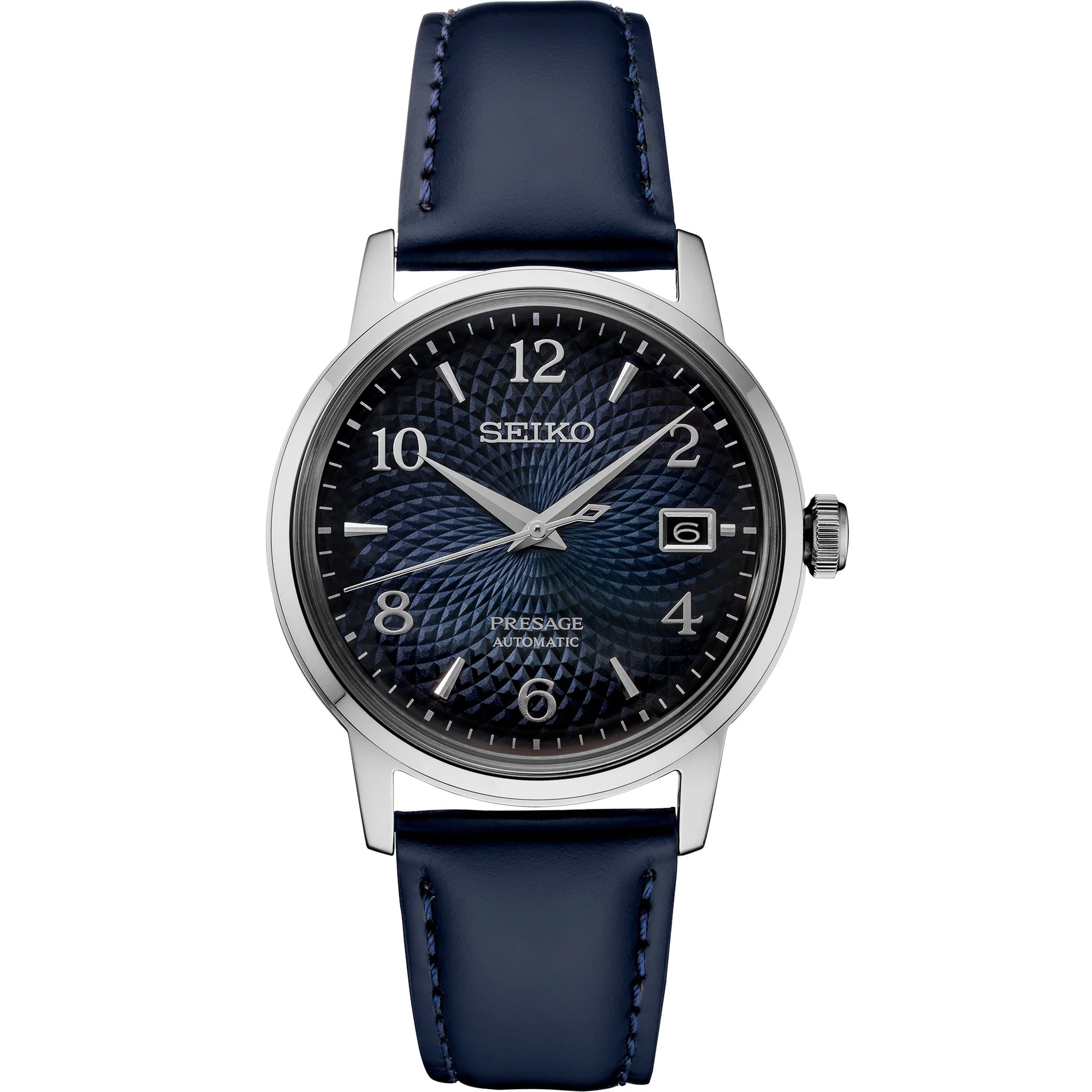 Seiko Presage Cocktail Automatic Men's Watch SRPE43J1 Blue Old Clock