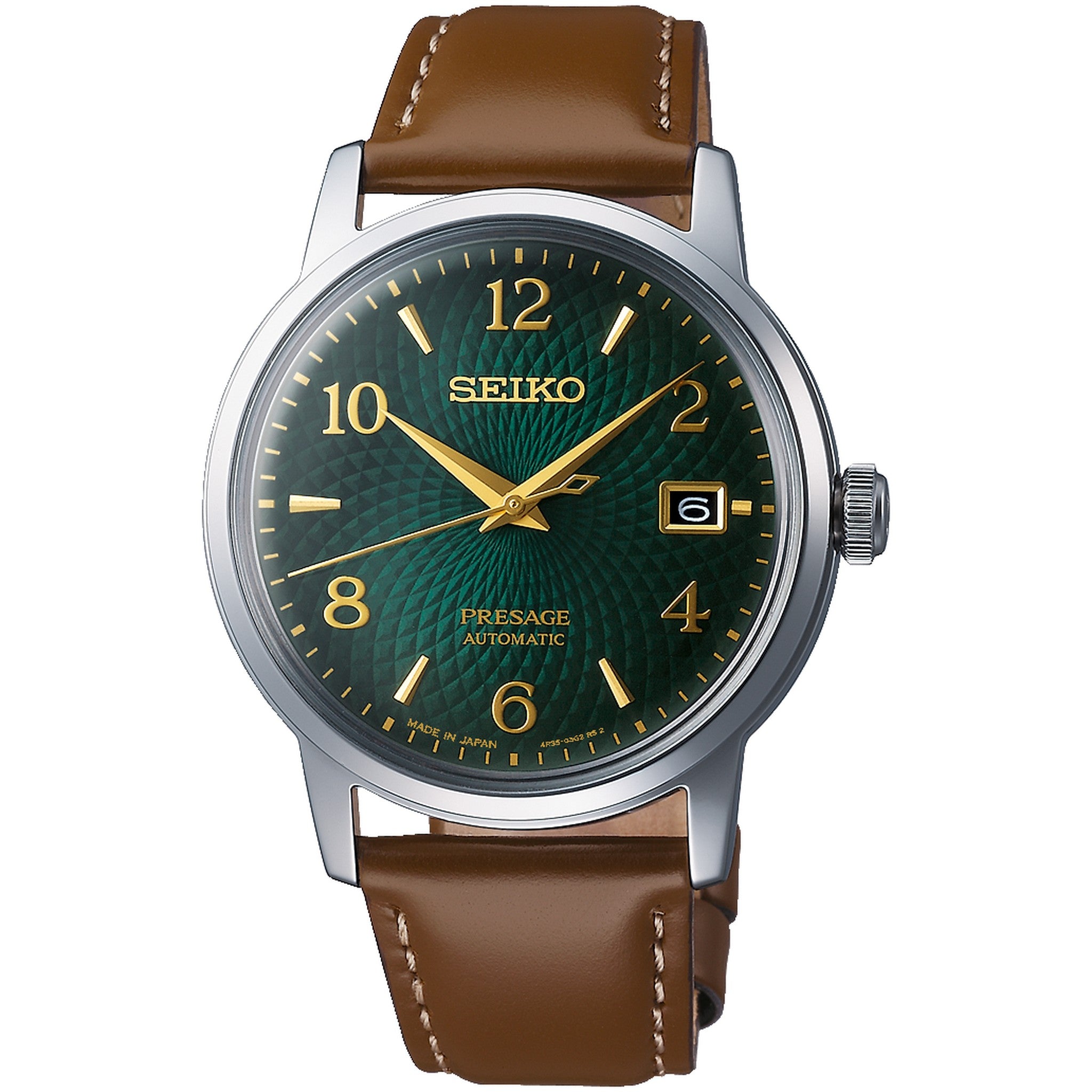 Seiko Presage Cocktail Automatic Men's Watch SRPE45J1 Mojito Green