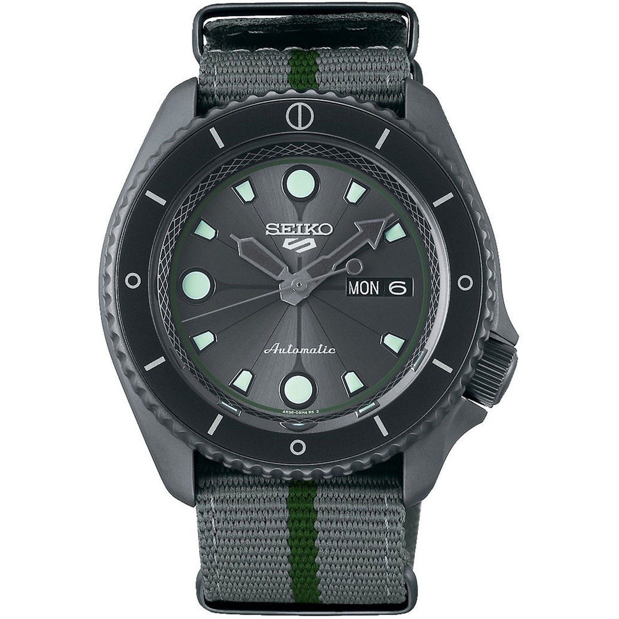 Montre Seiko 5 Sports Homme SRPF75K1 Shikamaru Nara édition Limitée Naruto & Boruto