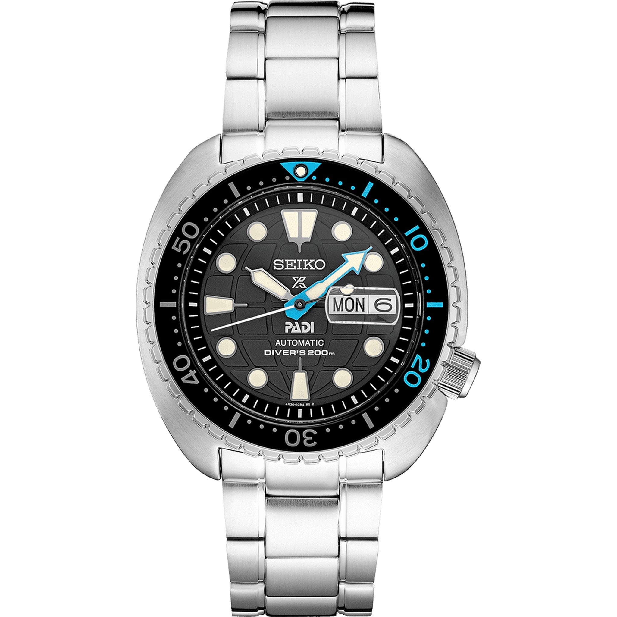 Montre Seiko Prospex PADI Homme Automatique SRPG19K1 Noir Bleu Édition King Turtle