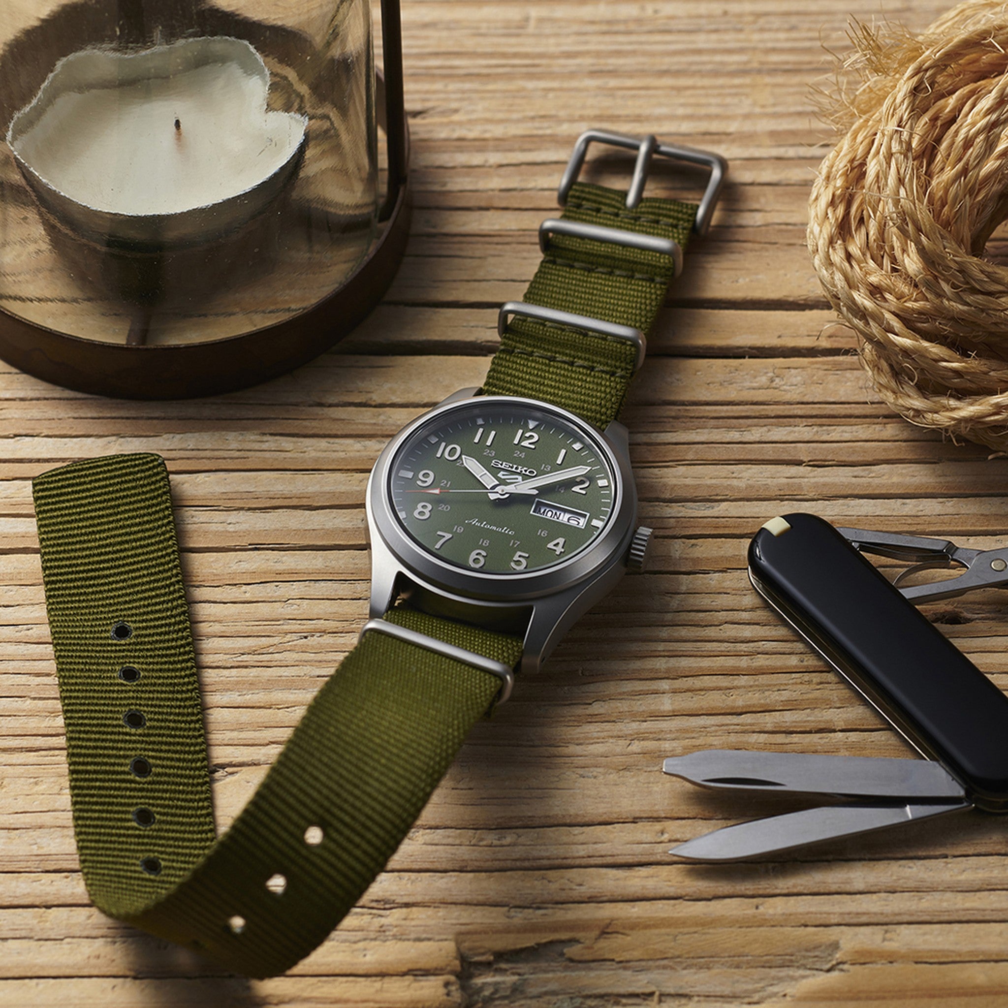 Seiko 5 Sports Men's Watch SRPG33K1 Automatic Green