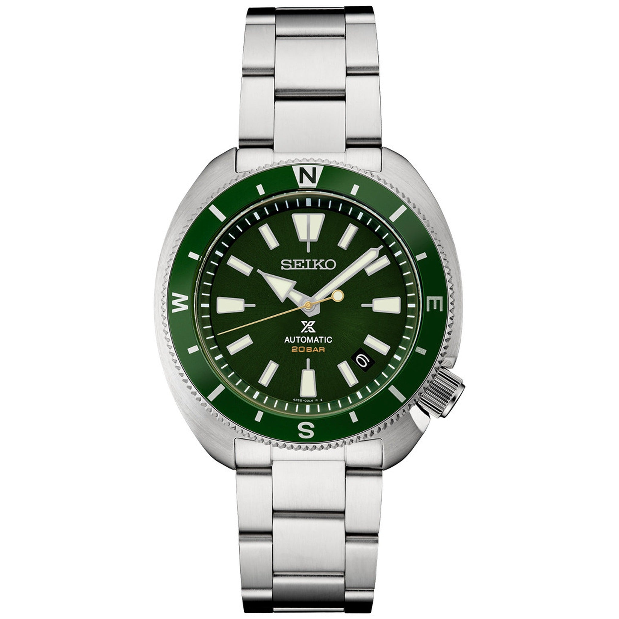 Montre Seiko Prospex Automatique Homme SRPH15K1 Vert Turtle