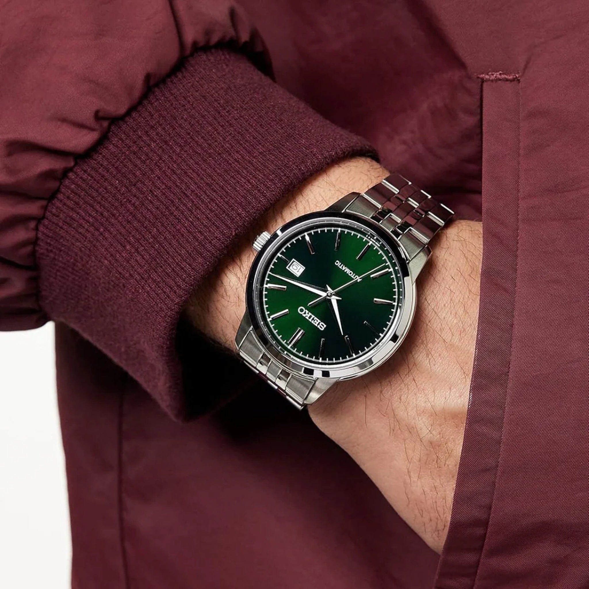 Montre Seiko Classique Homme Automatique SRPH89K1 Vert