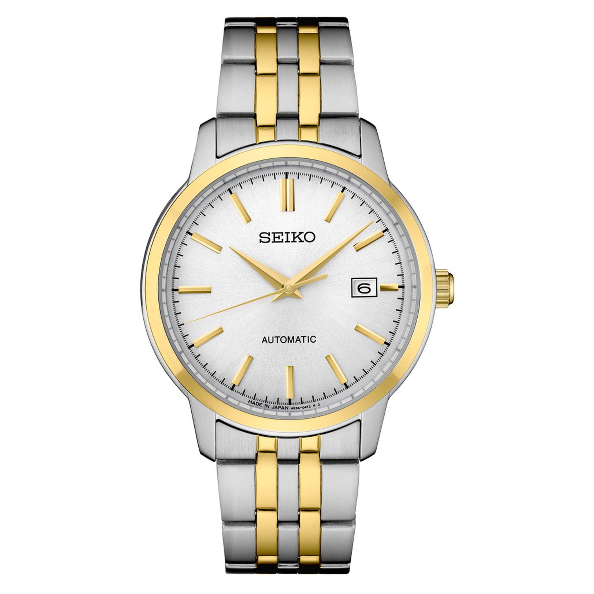 Montre Seiko Classique Homme Automatique SRPH92K1 Argenté Doré