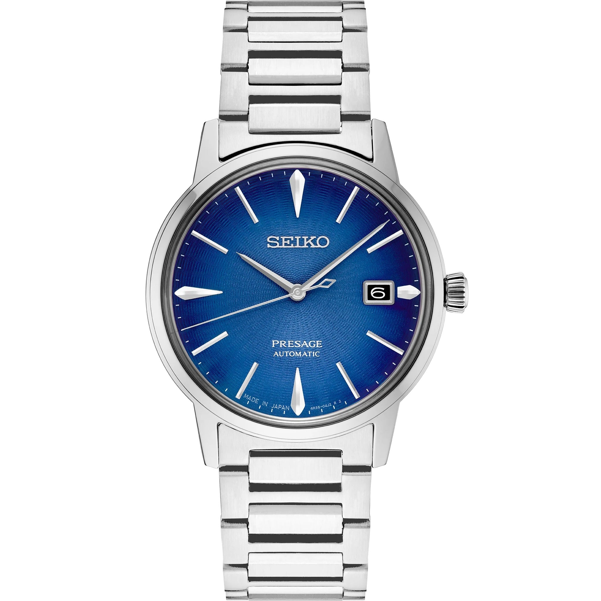 Seiko Presage Cocktail Men's Automatic Watch SRPJ13J1 Aviation Blue