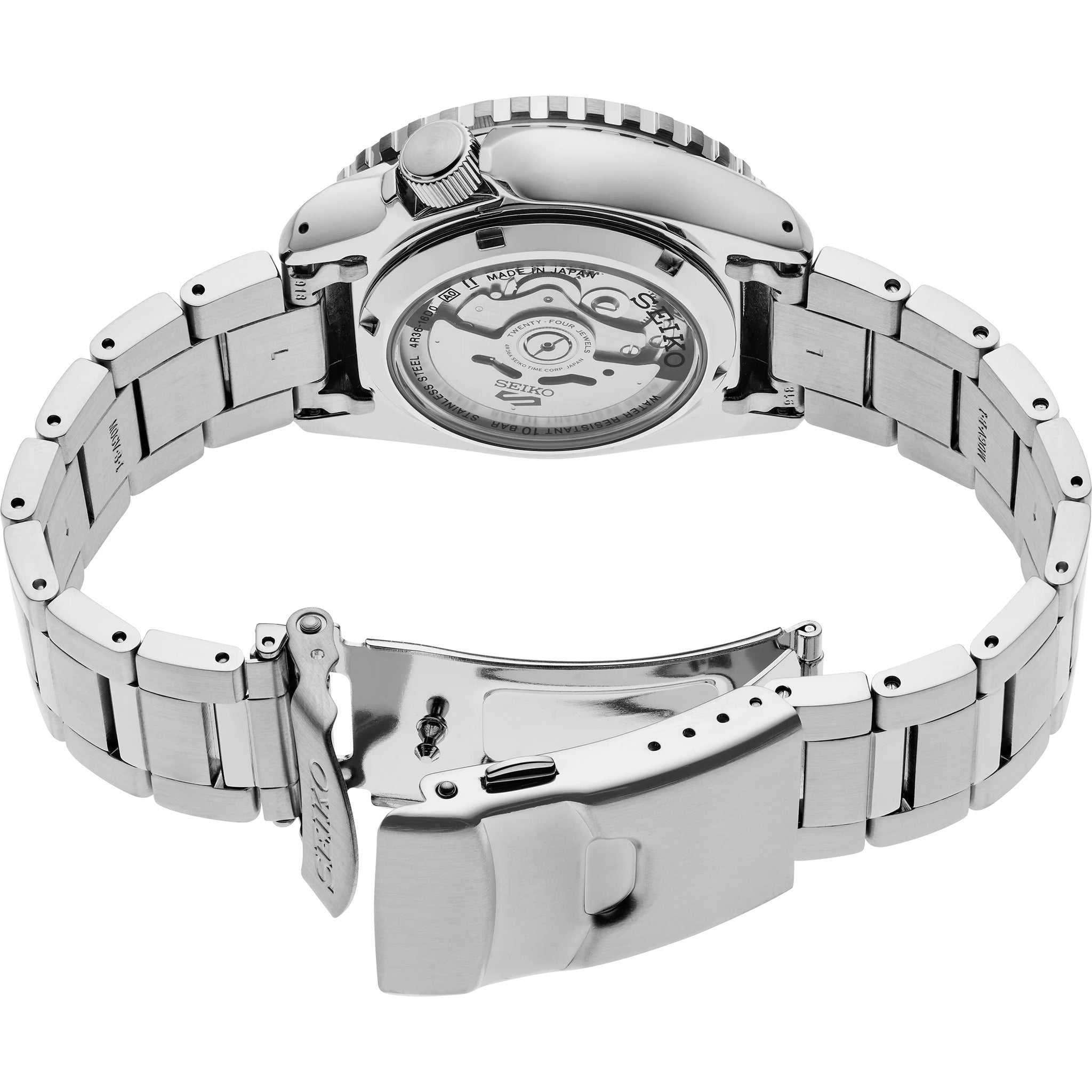 Montre Seiko 5 Sports Homme Automatique SRPK97K1 Bleu