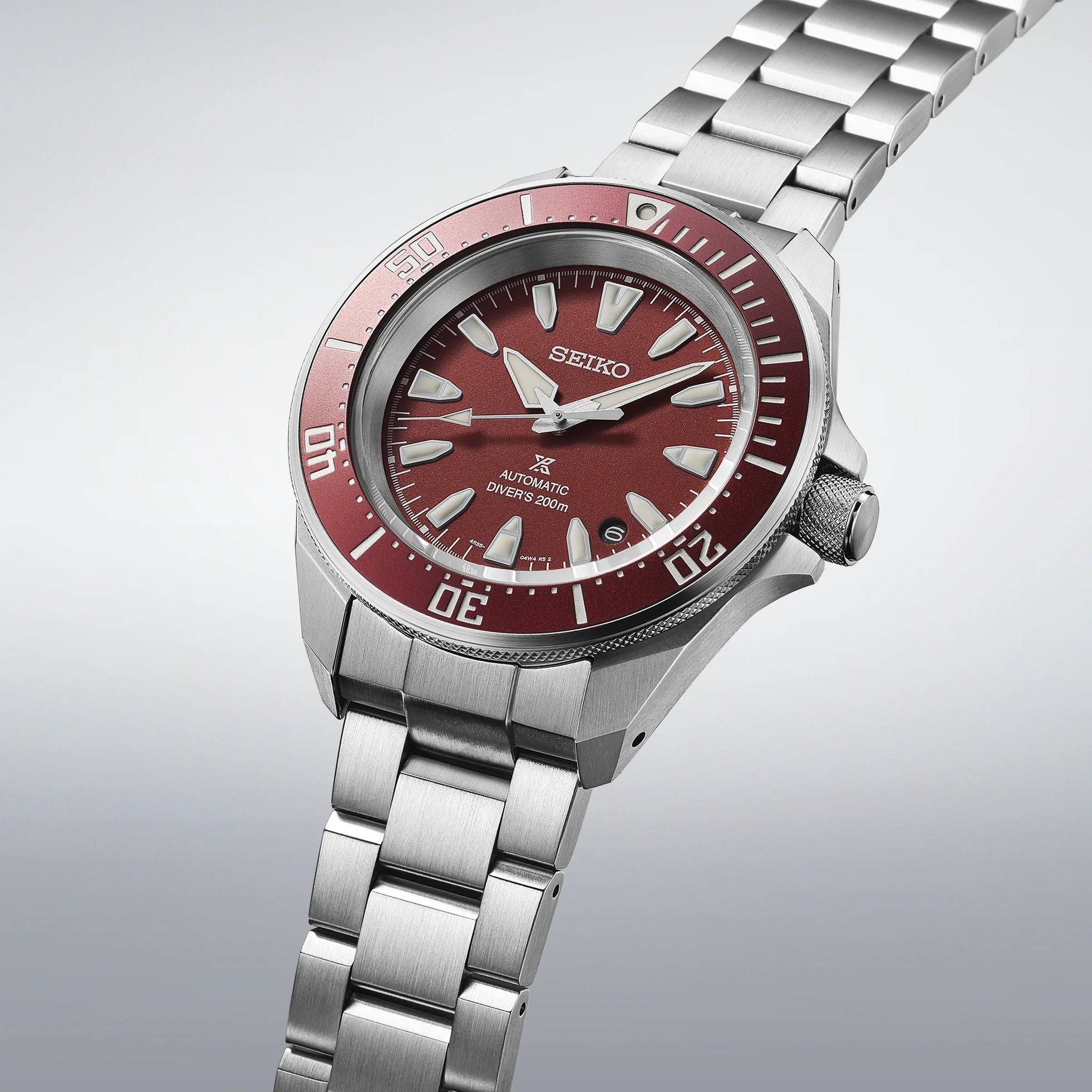 Montre Seiko Prospex Homme Automatique SRPL11K1 Rouge Samurai