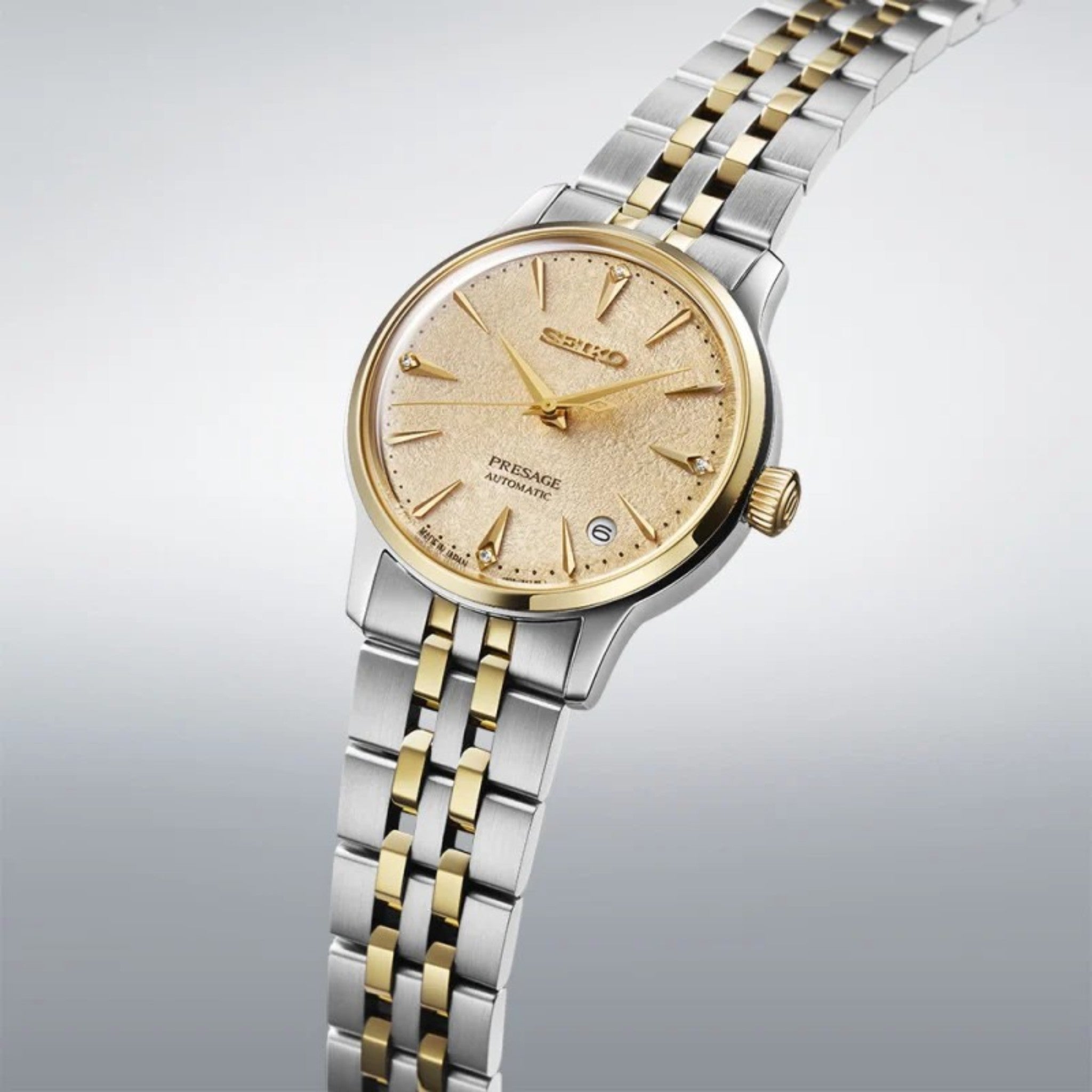 Montre Seiko Presage Cocktail Time Femme SRPL64J1 Jaune