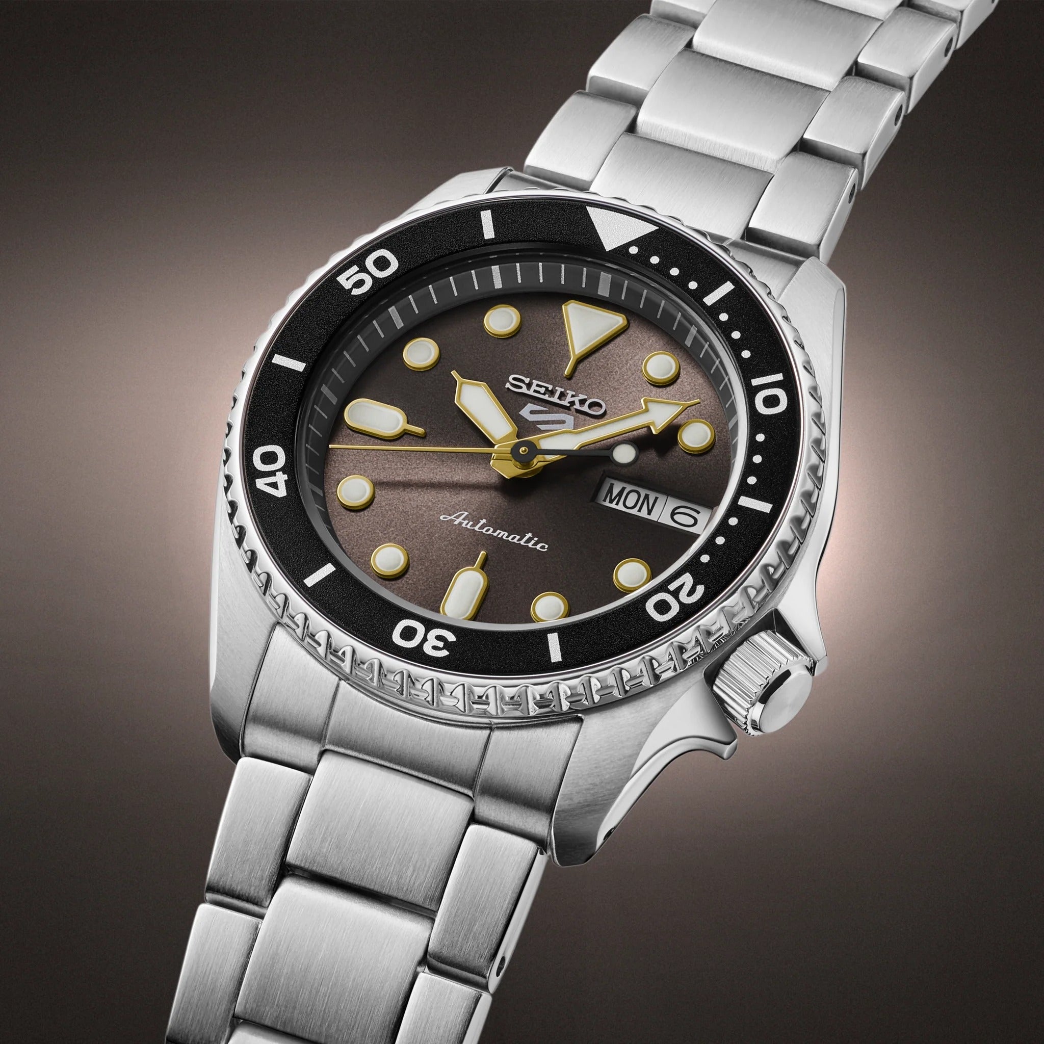 Montre Seiko 5 Sports Homme Automatique SRPL79K1 Noir 38mm