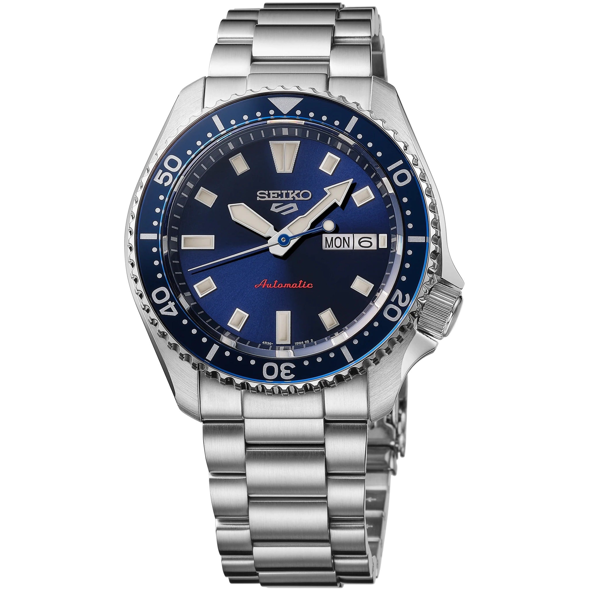 Seiko 5 Sports Herren-Automatikuhr SRPL83K1 Blau 42,5 mm