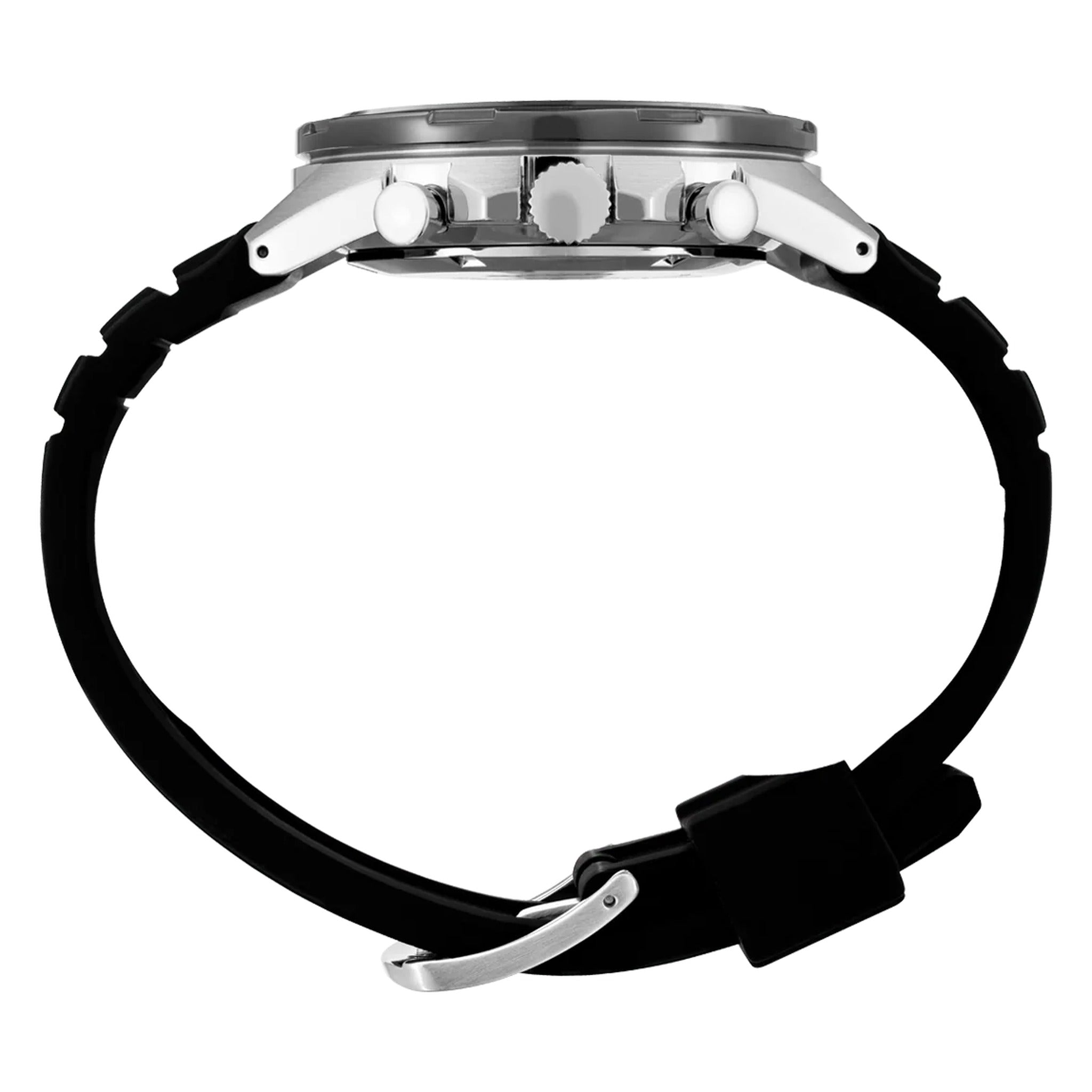 Seiko Men's Chronograph Sport Quartz Watch SSB347P1 Black Rubber Strap