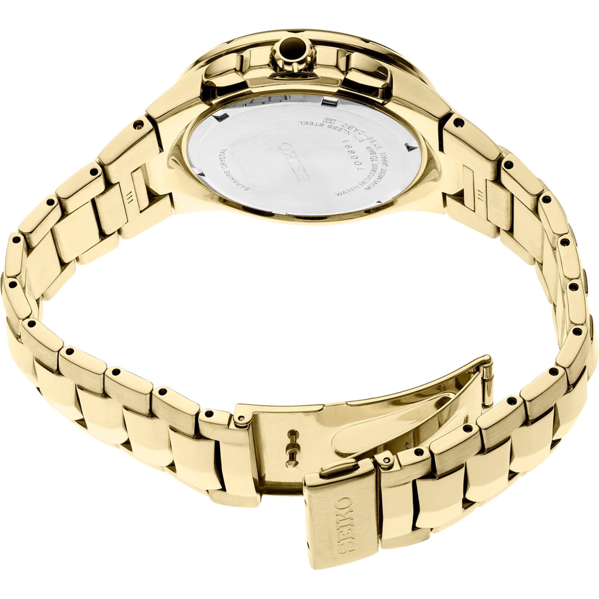 Seiko Coutura Men's Watch SSC700 Solar Gold Black