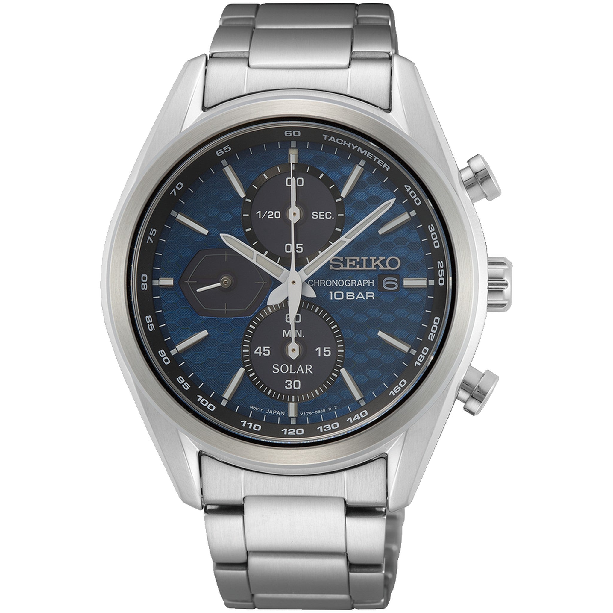 Seiko Men's Chronograph Quartz Watch SSC801P1 Blue