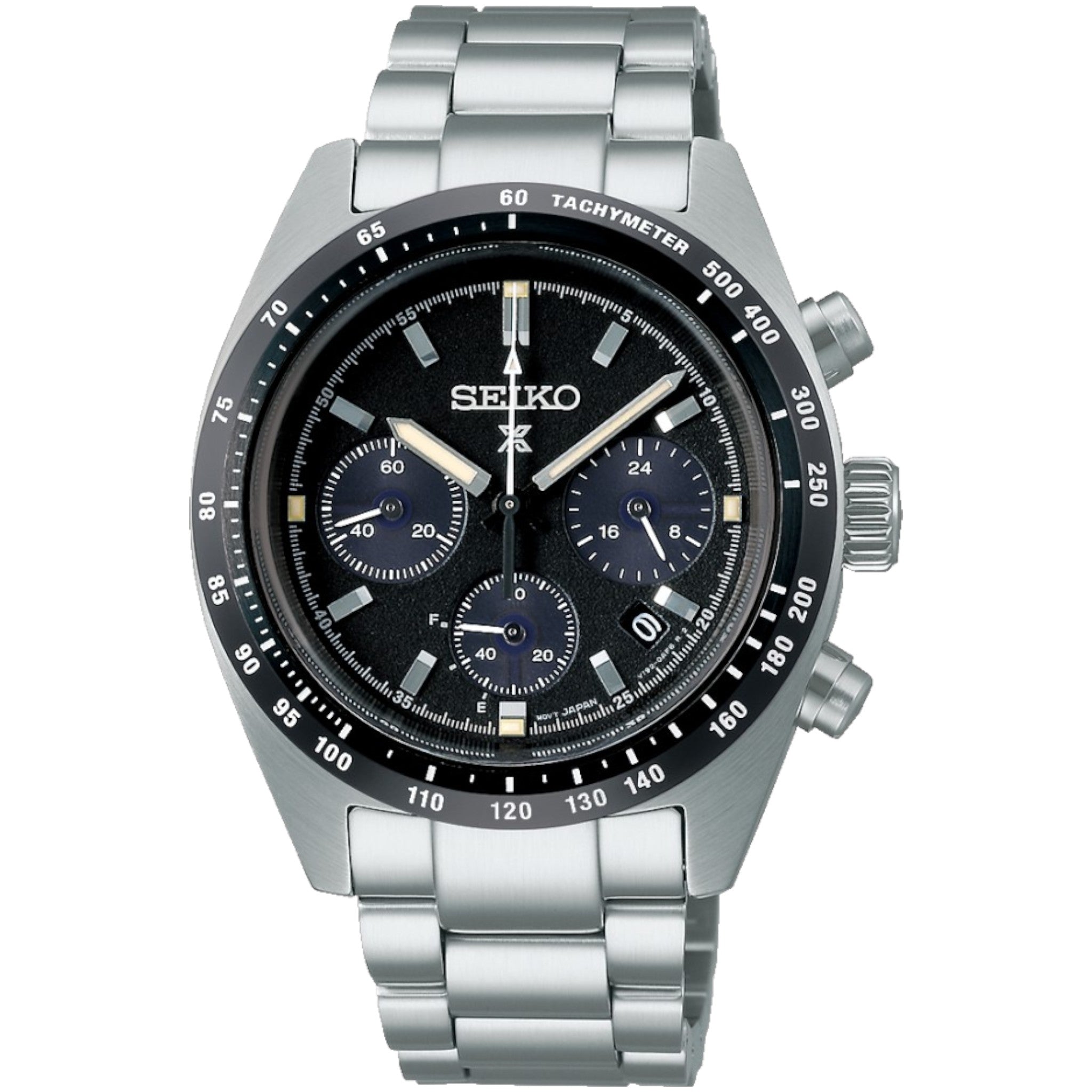 Seiko Prospex Solar Men's Watch SSC819P1 Speedtimer Chronograph Black