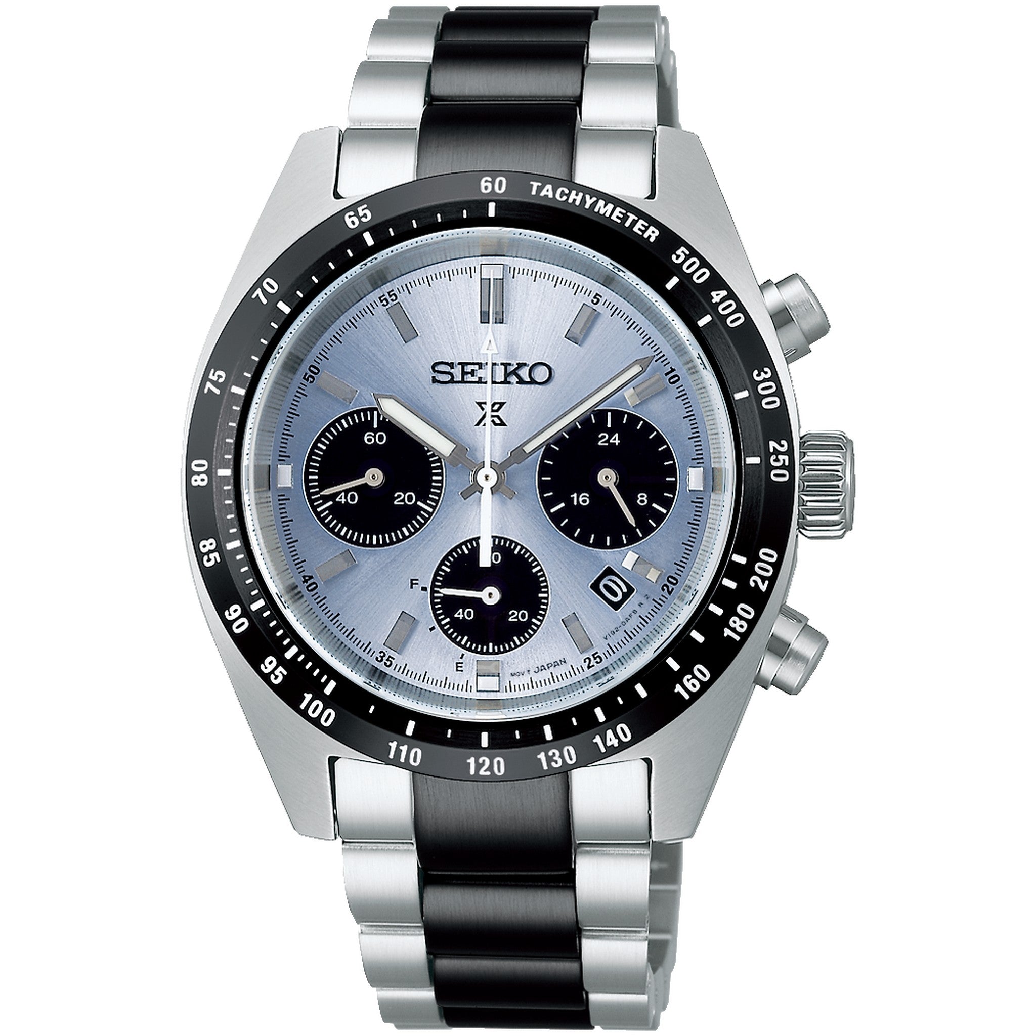 Seiko Prospex Solar Men's Watch SSC909P1 Speedtimer Chronograph Blue Black