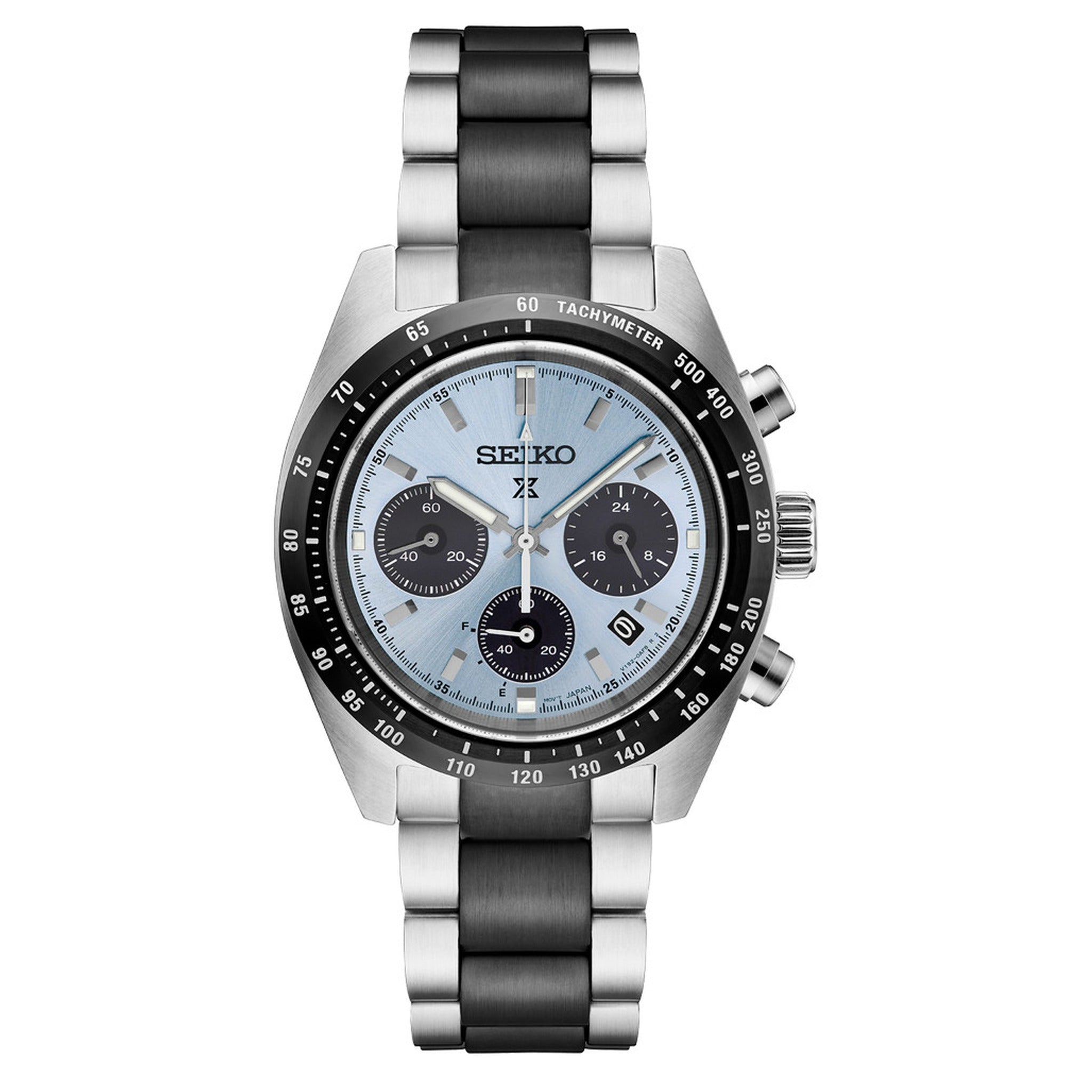Seiko Prospex Solar Herrenuhr SSC909P1 Speedtimer Chronograph Blau Schwarz
