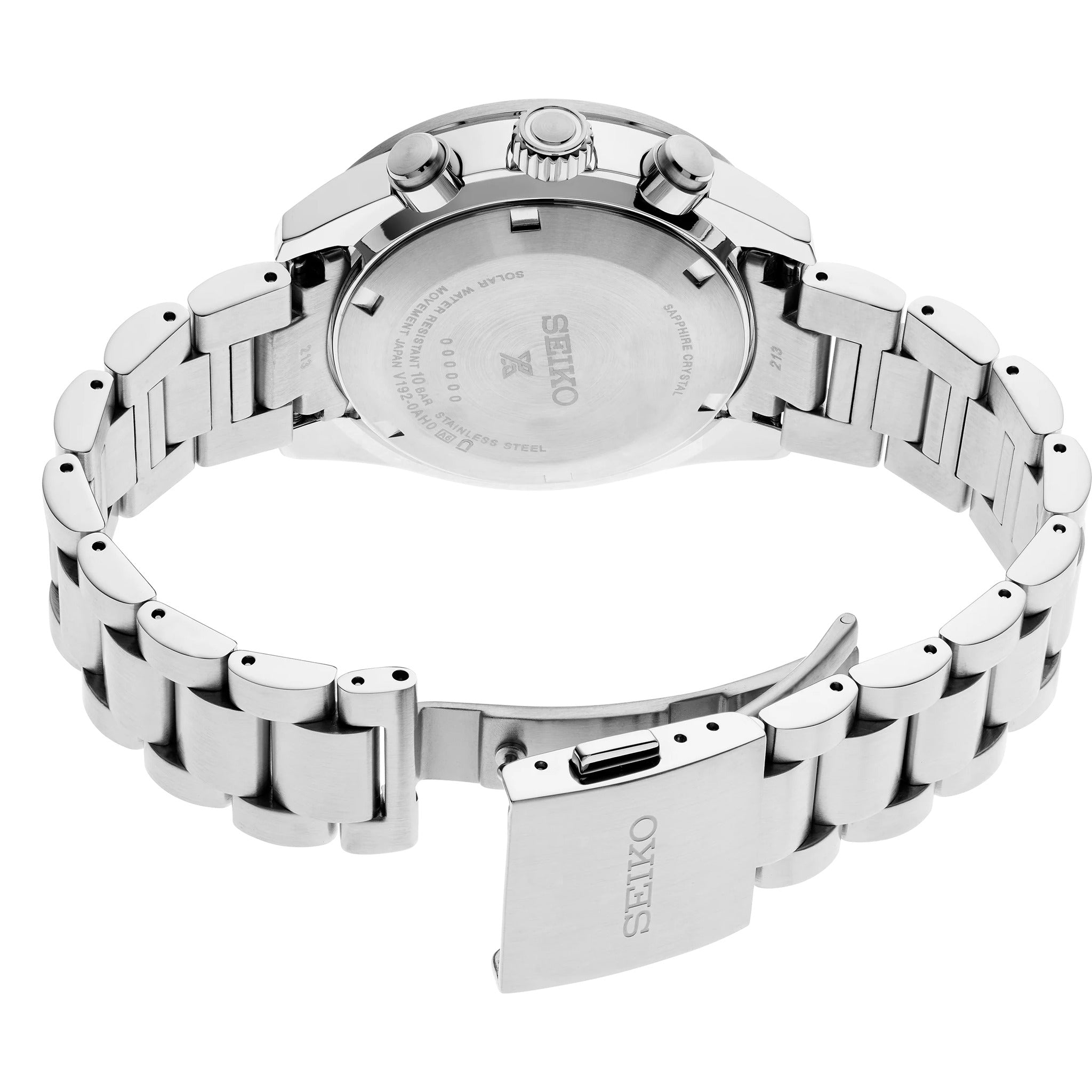 Montre Seiko Prospex Solar Homme SSC911P1 Speedtimer Chronograph Argenté Gris