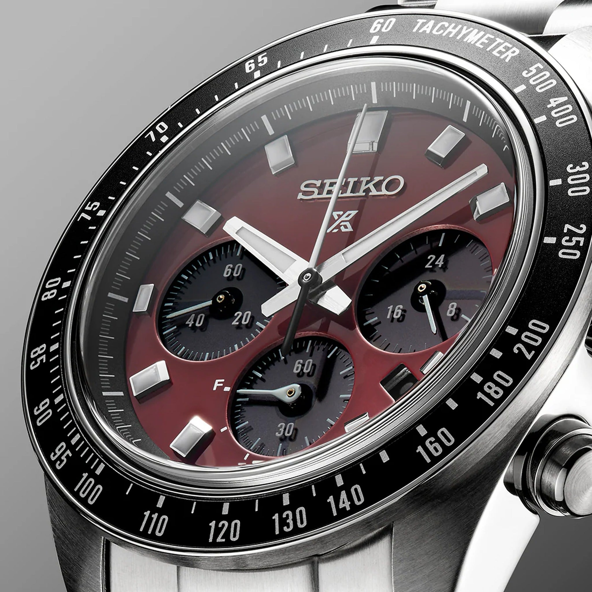 Montre Seiko Prospex Solar Homme SSC927 Speedtimer Chronograph U.S. Special Creation Rouge