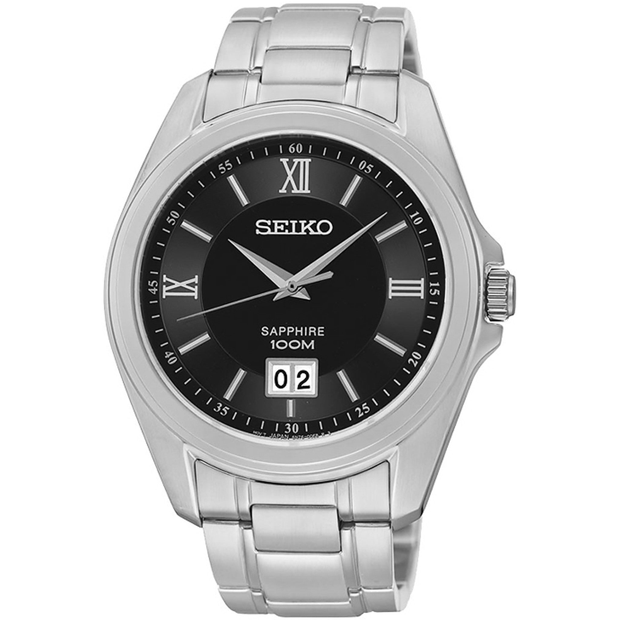 Seiko Neo Classic Men's Quartz Watch SUR099P1 Black