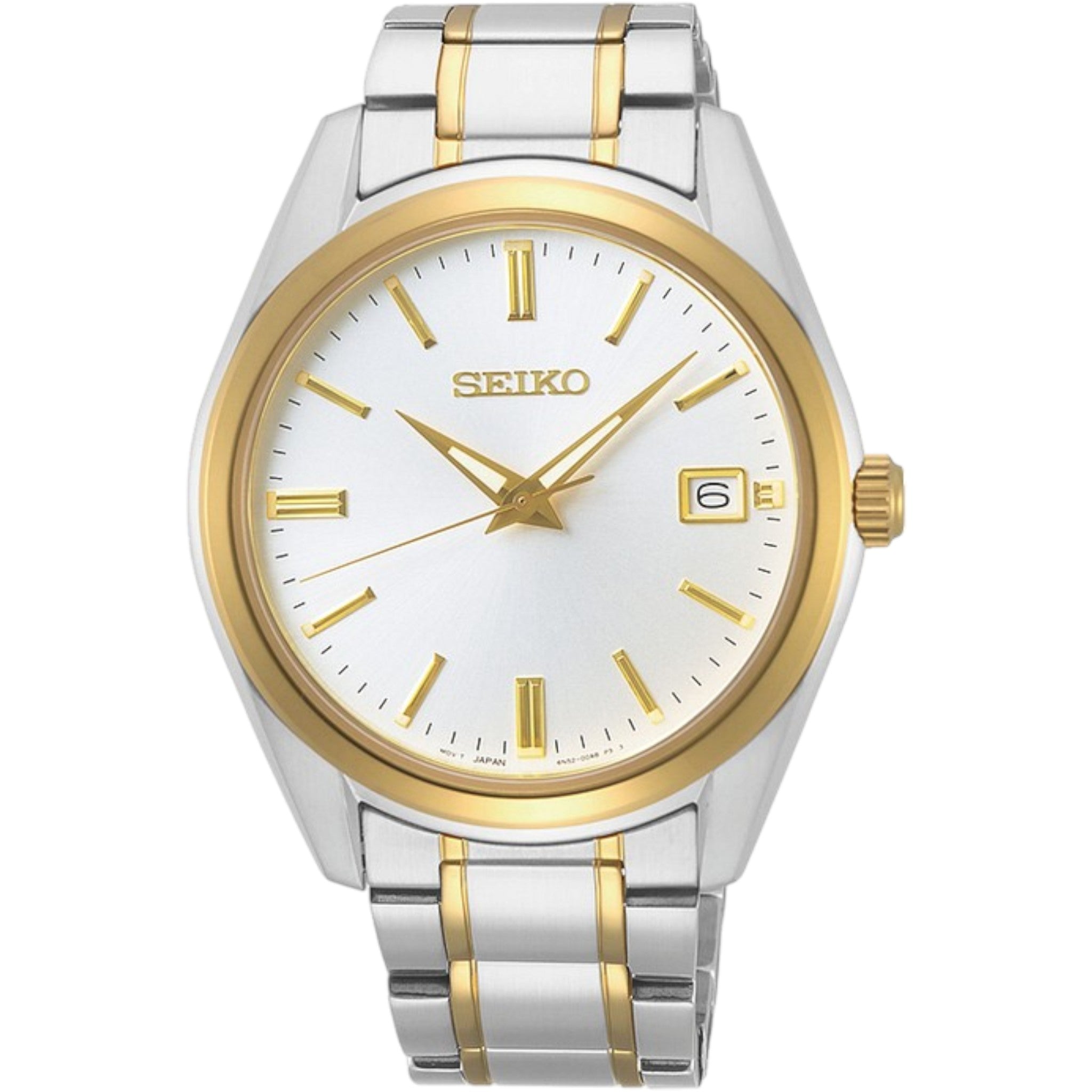 Montre Seiko Classic Homme SUR312P1 Blanc Bicolore Quartz