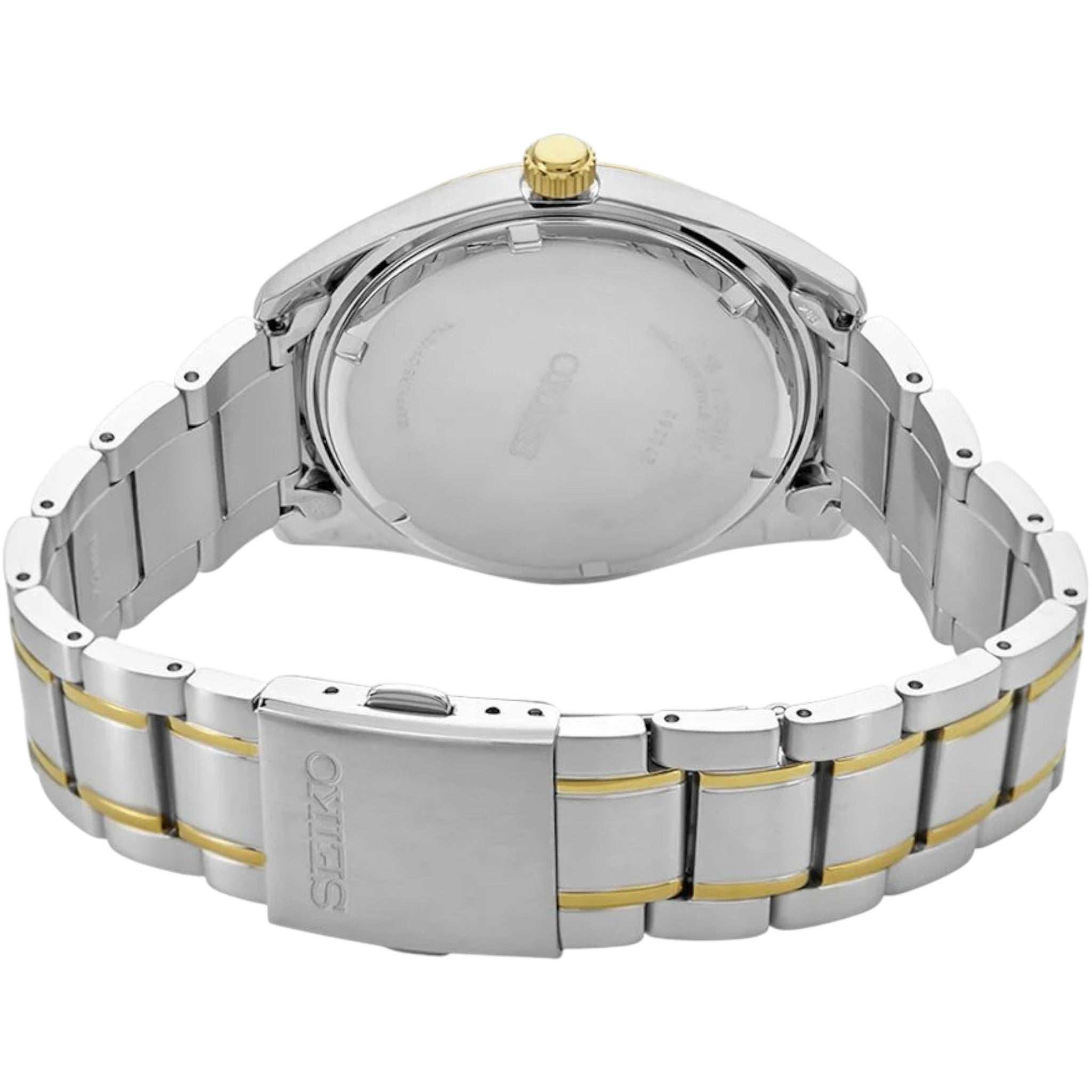 Montre Seiko Classic Homme SUR312P1 Blanc Bicolore Quartz
