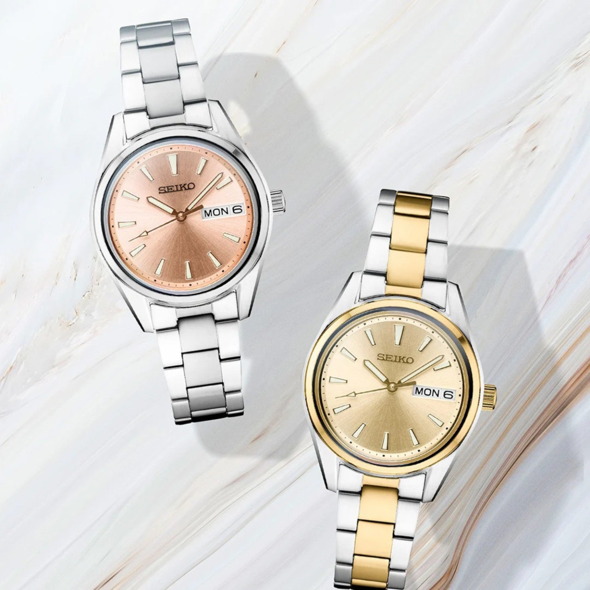 Seiko Neo Classic Women's Watch SUR351P1 Rose Gold Quartz