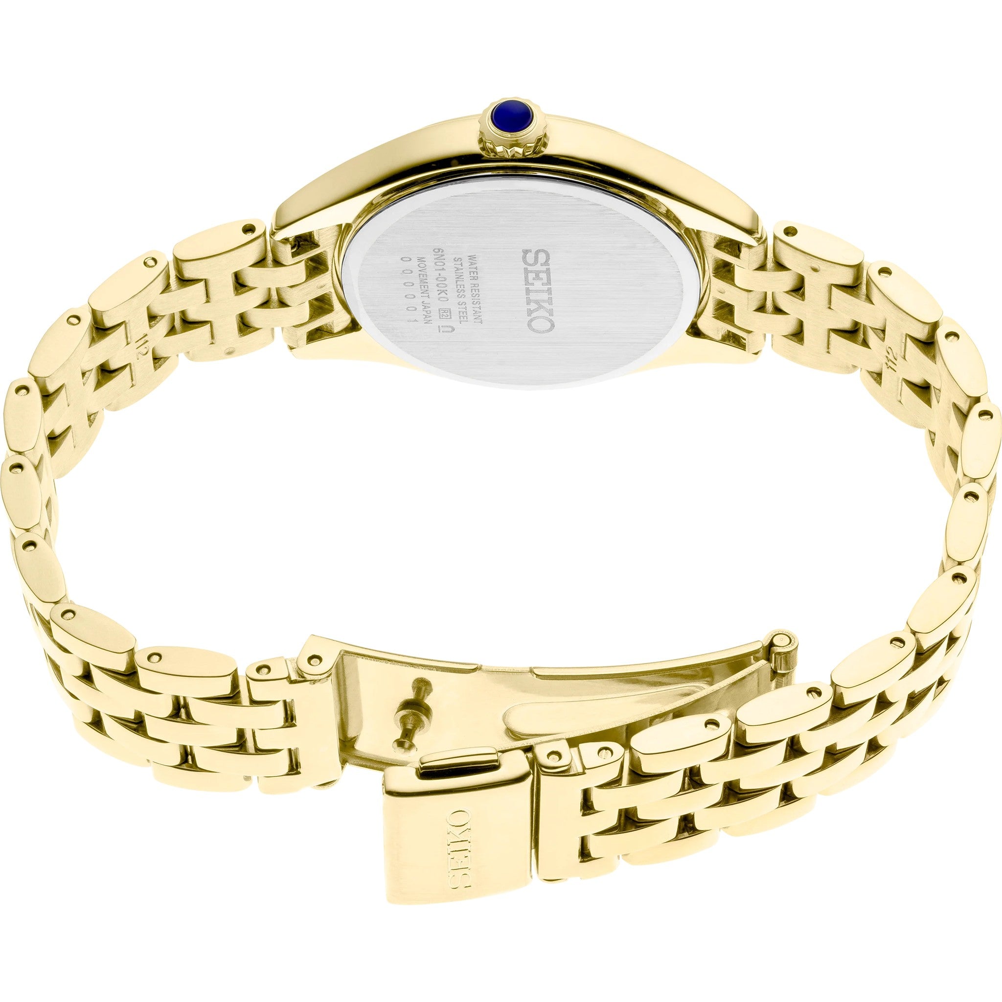 Montre Seiko Crystals Femme SUR394 Doré