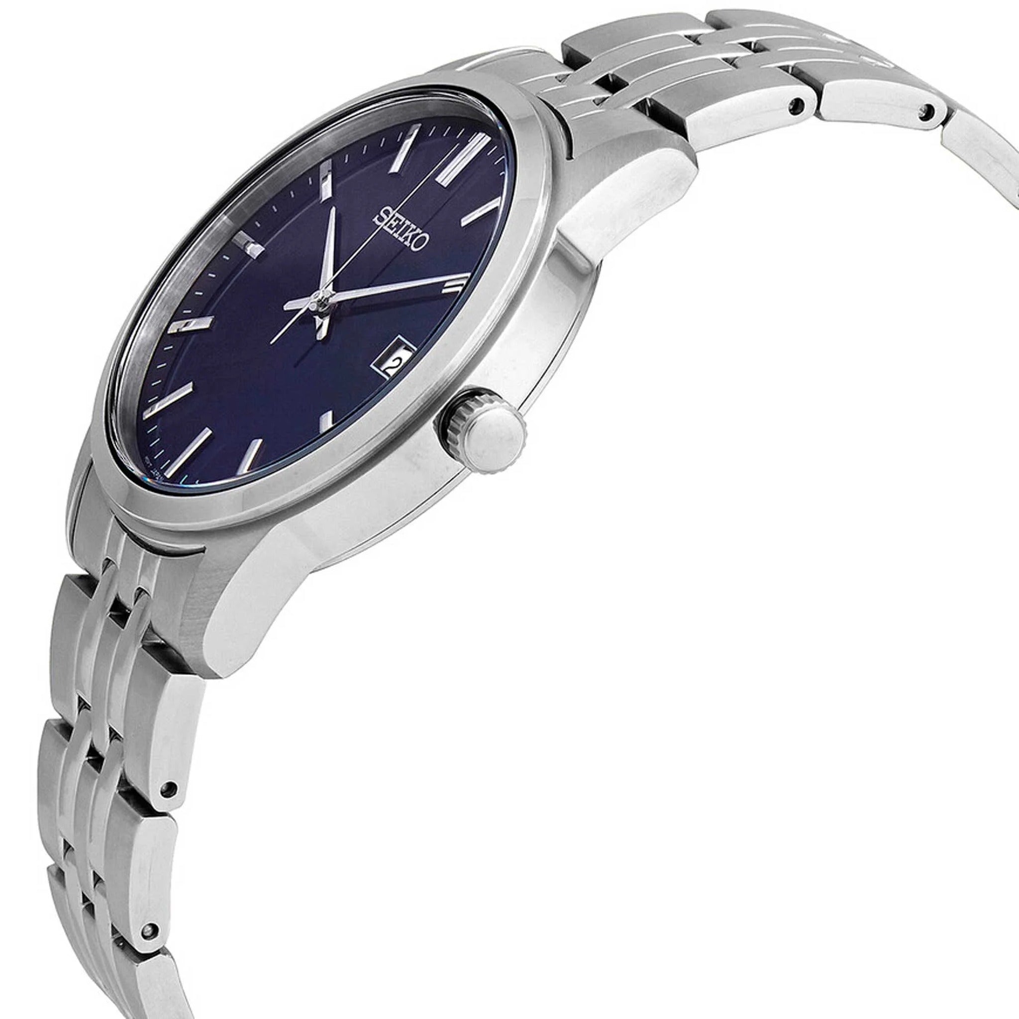Montre Seiko Classique Quartz Homme SUR399P1 Bleu