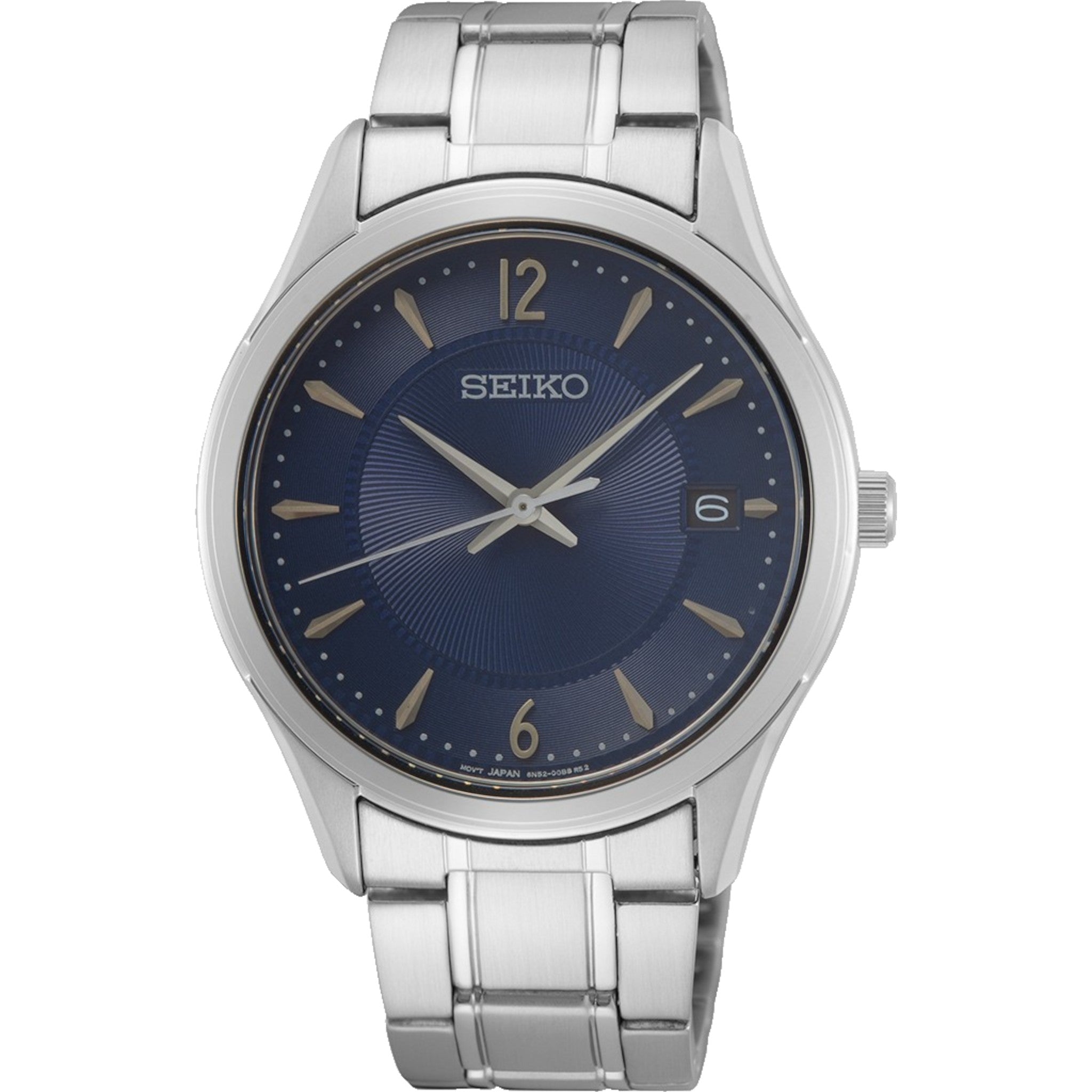 Montre Seiko Classic Homme SUR419P1 Bleu Quartz
