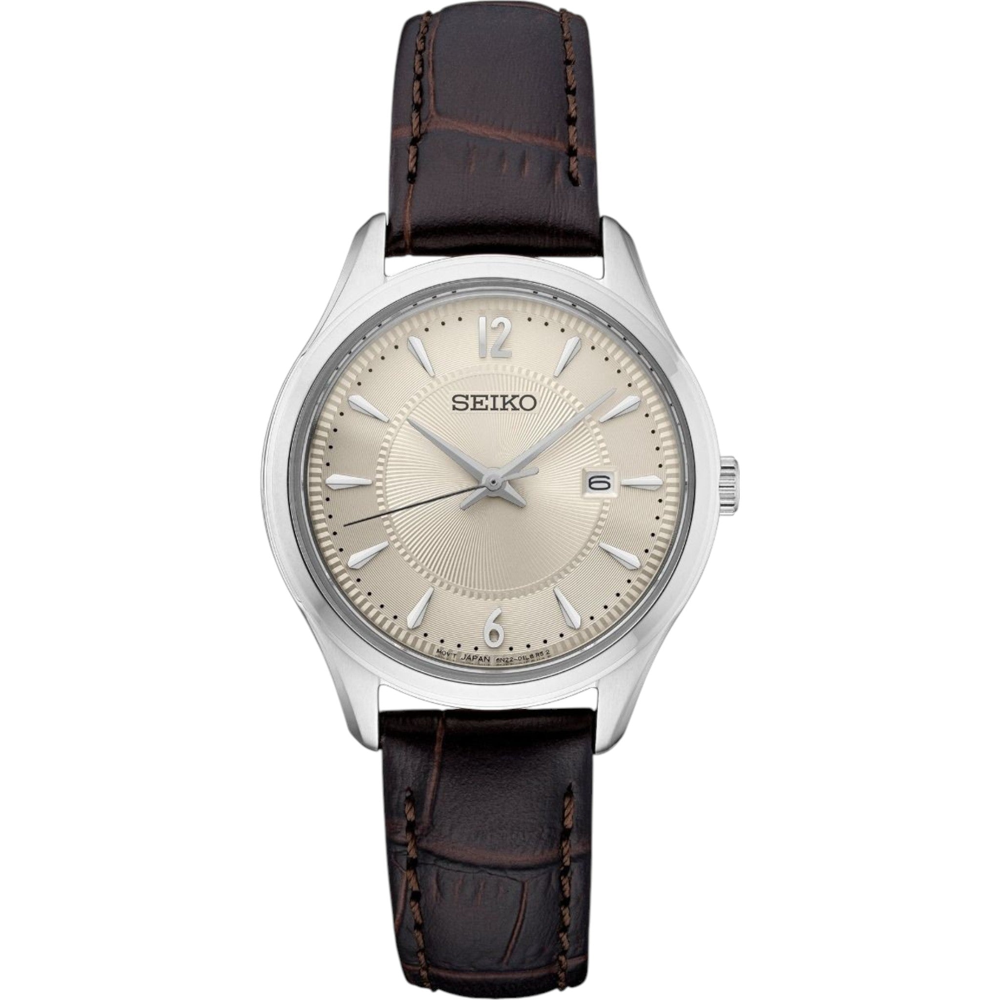 Seiko Conceptual Damenuhr SUR427P1 Champagner Quarz