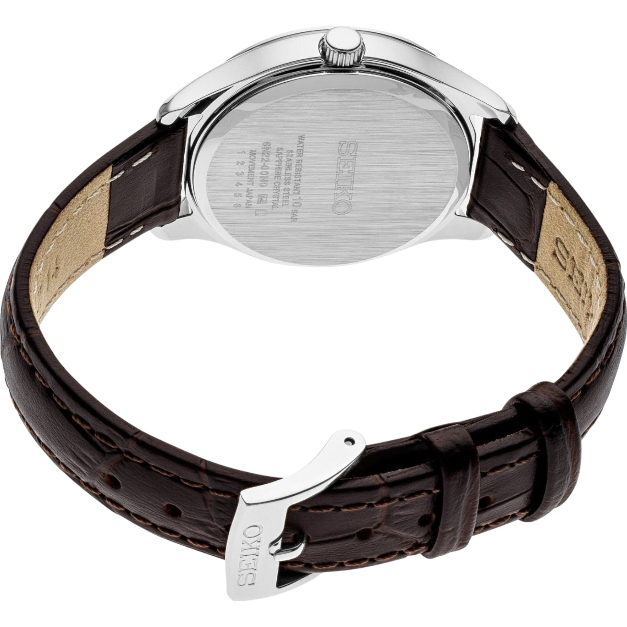 Seiko Conceptual Damenuhr SUR427P1 Champagner Quarz
