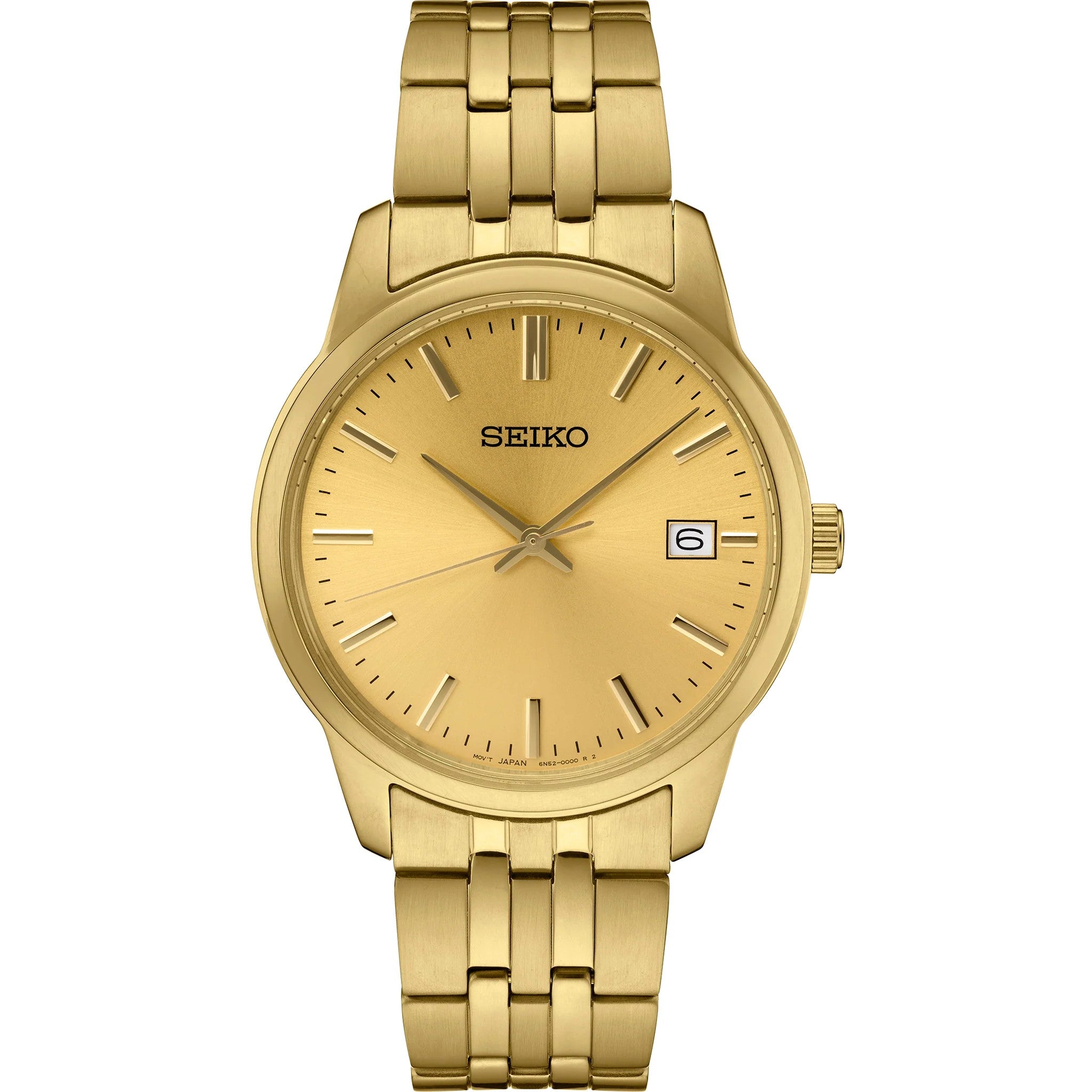 Montre Seiko Essentials Homme SUR442 Doré