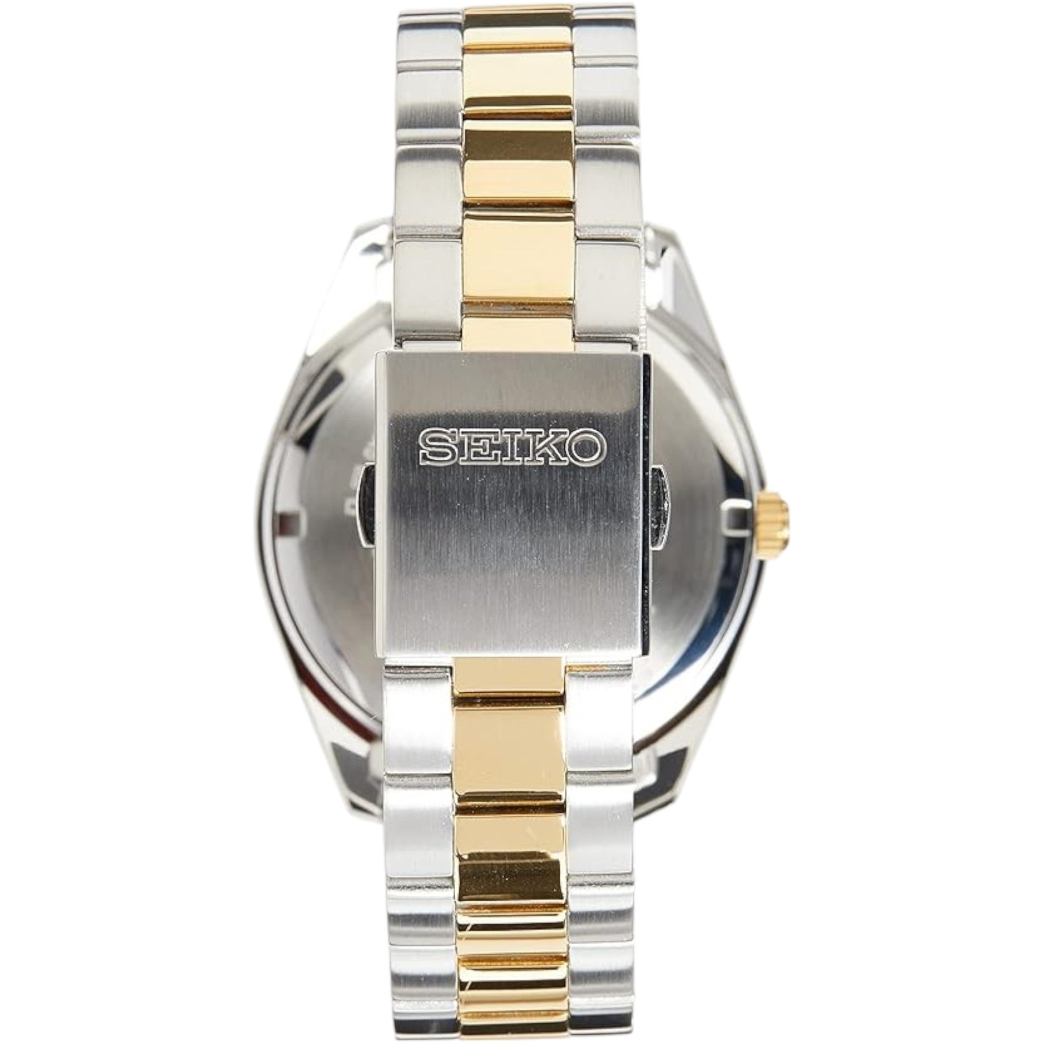 Montre Seiko Classic Homme SUR446P1 Blanc Argenté Doré Quartz