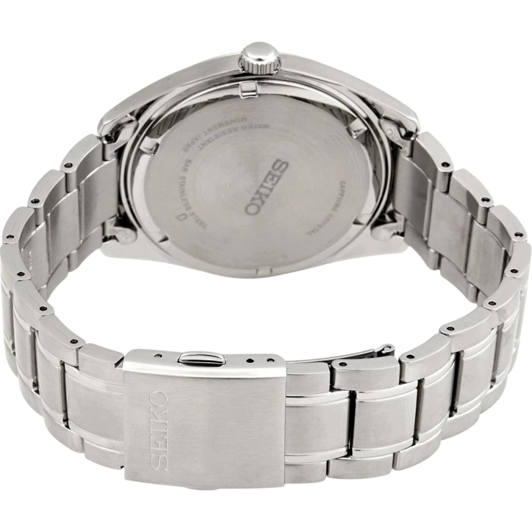 Montre Seiko Classic Homme SUR459P1 Blanc Chiffres Noirs Quartz