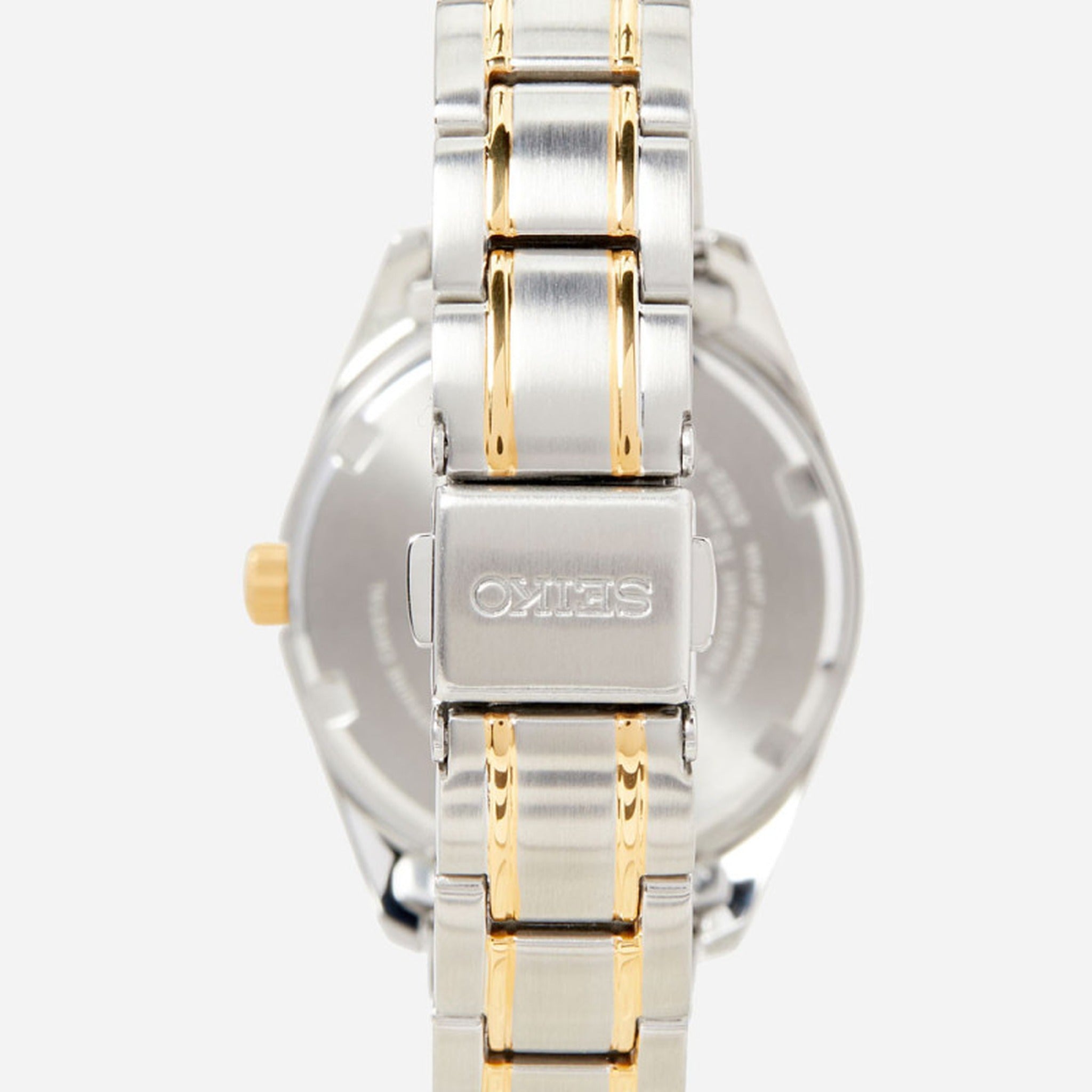 Seiko Classic Quartz Women's Watch SUR466P1 Silver and Gold Numerals