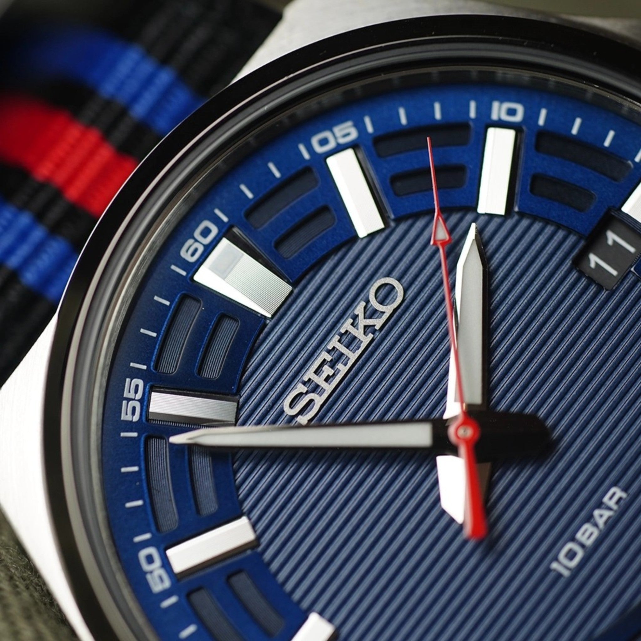 Montre Seiko Sports Homme SUR509P1 Bleu Quartz