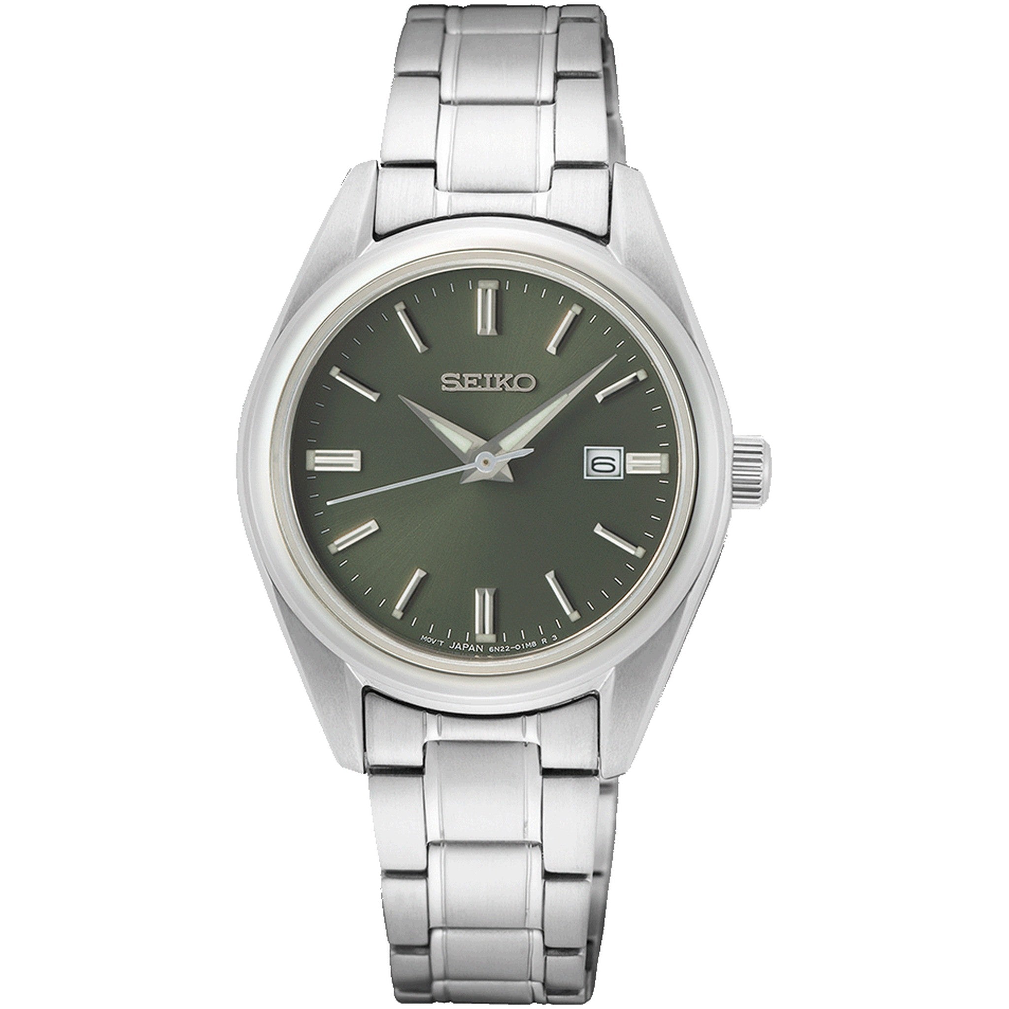 Montre Seiko Classique Quartz Femme SUR533P1 Vert Kaki