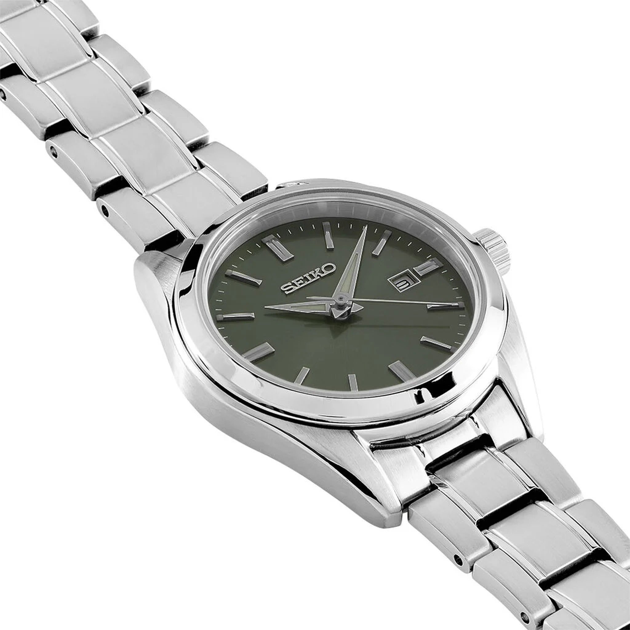 Montre Seiko Classique Quartz Femme SUR533P1 Vert Kaki